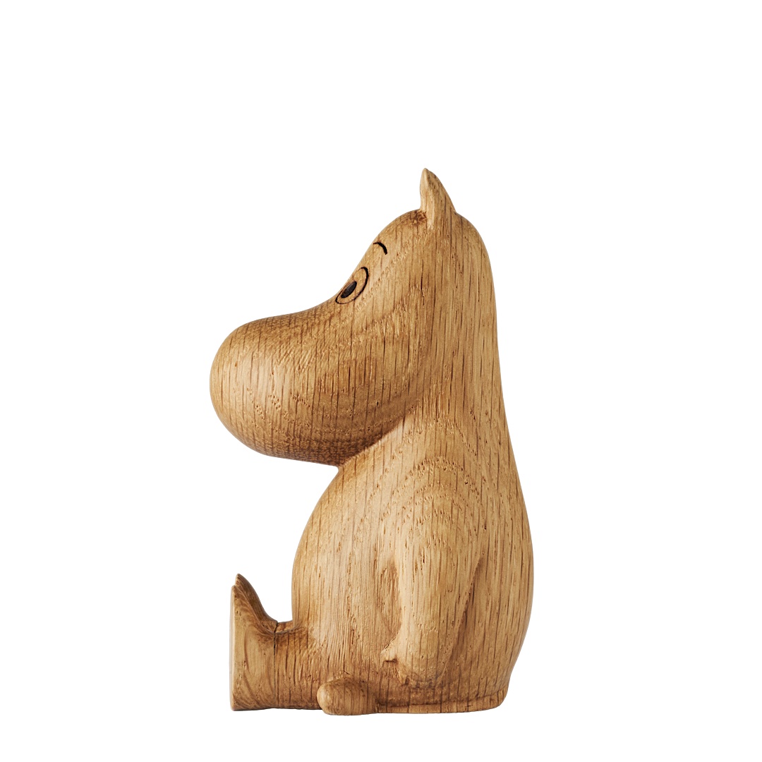 Dsignhouse x Moomin Mumintroll Holzdekoration Mumintroll Eiche 10cm
