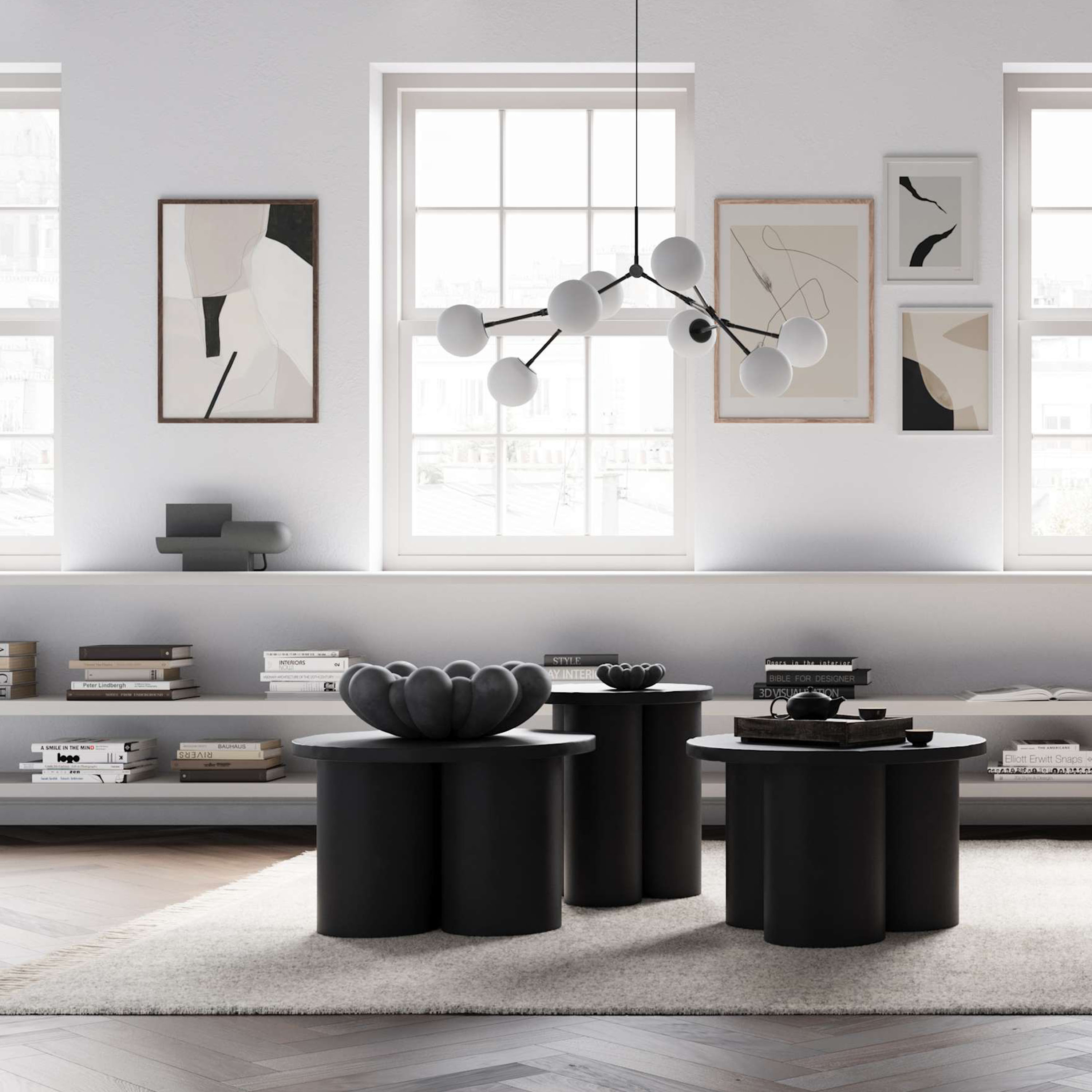 101 Copenhagen Bloom Skål Dark Grey Big