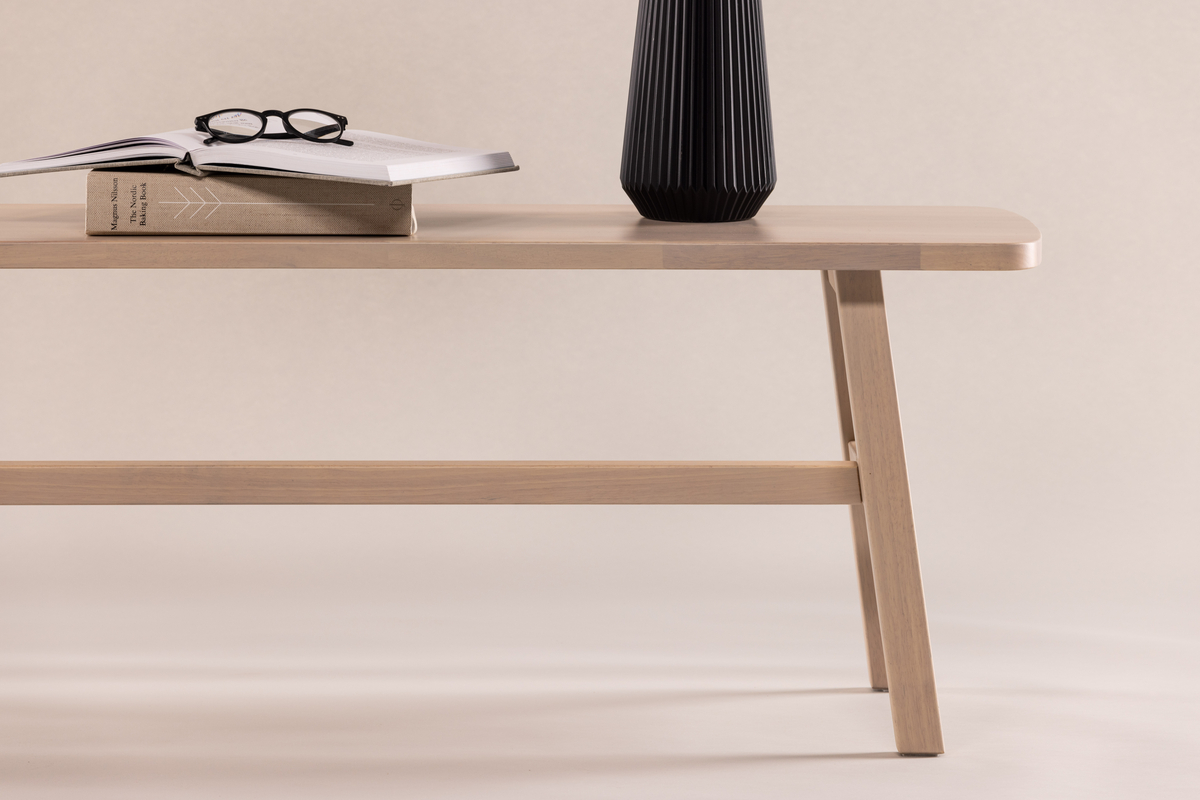 Vind Hälsö Bänk Vitpigmenterad