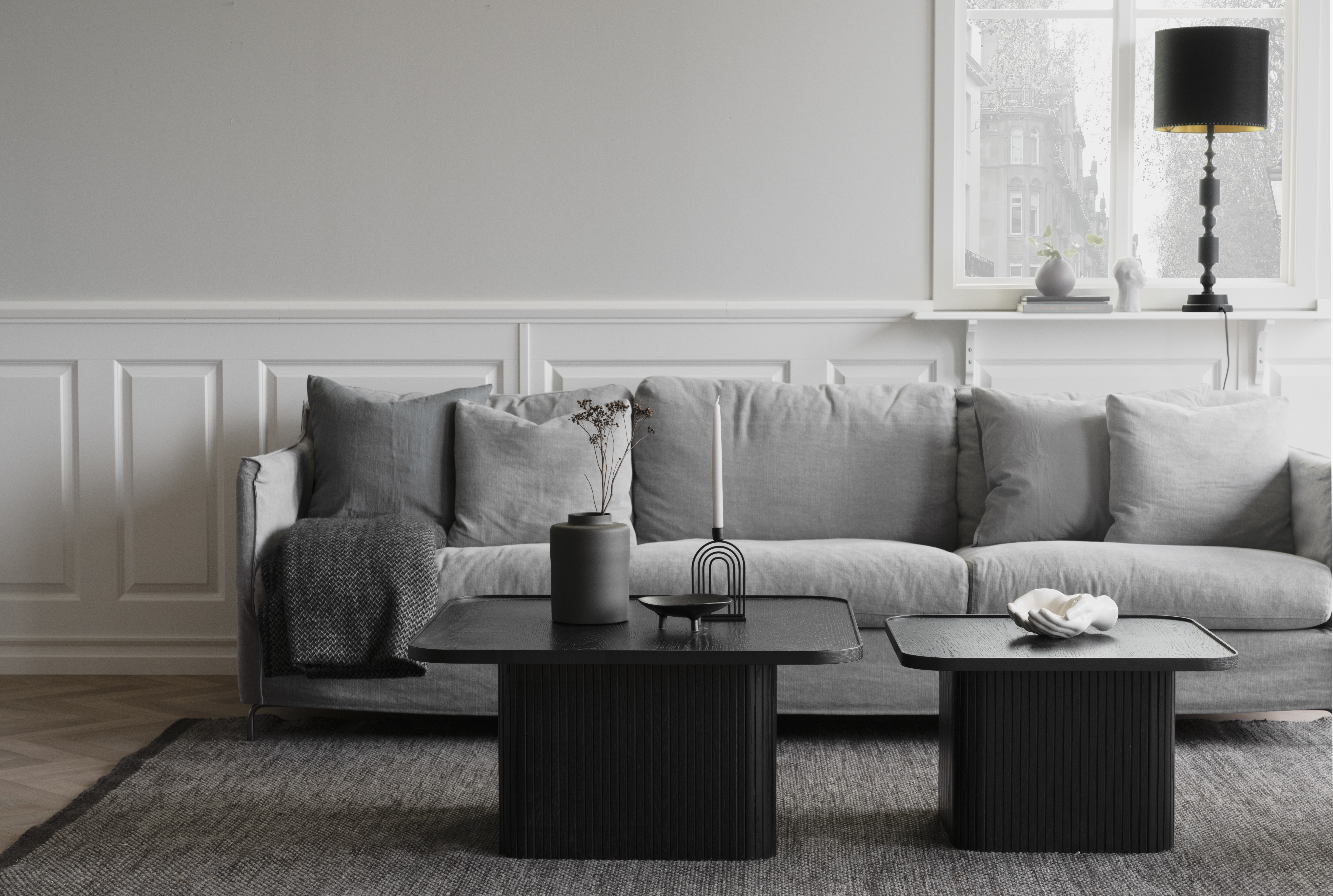 Rowico Home Sullivan Soffbord Svart 80x80