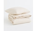 Bamboo Linen 2-del Påslakanset Sand