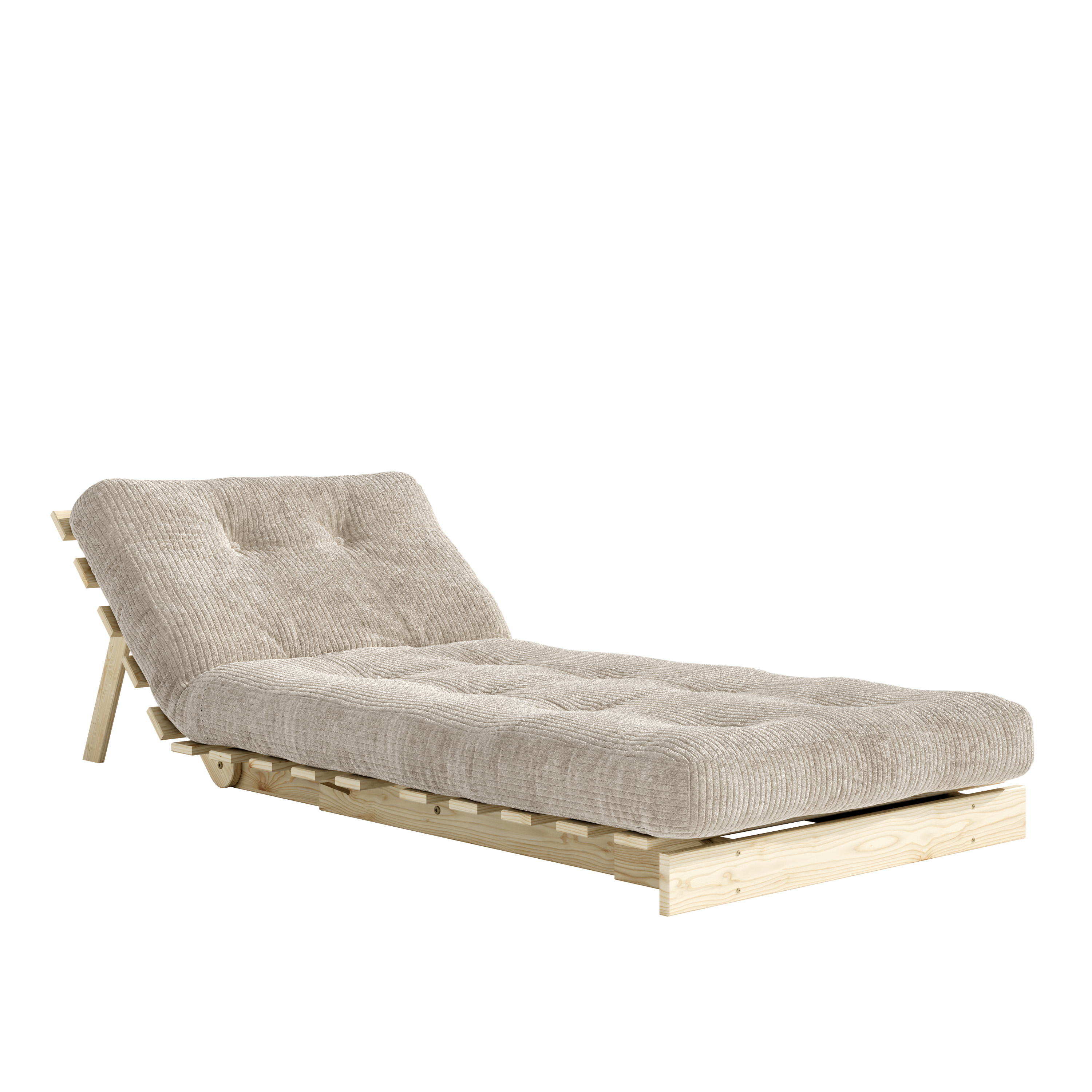 Karup Design Roots Sovesofa Raw/Soft Cream 90cm
