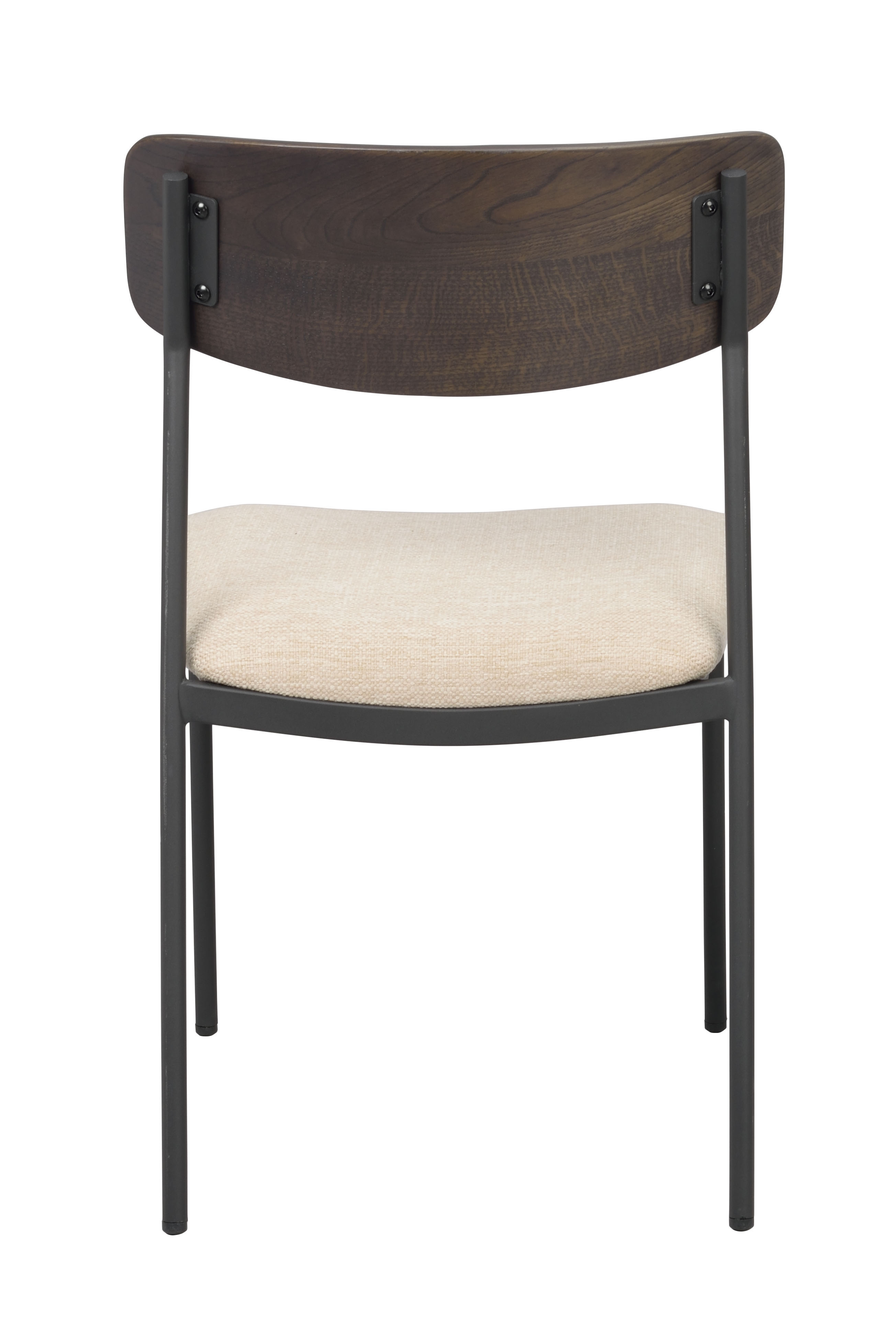 Rowico Home Maymont Esszimmerstuhl Braune Eiche/Hellbeige/Schwarz