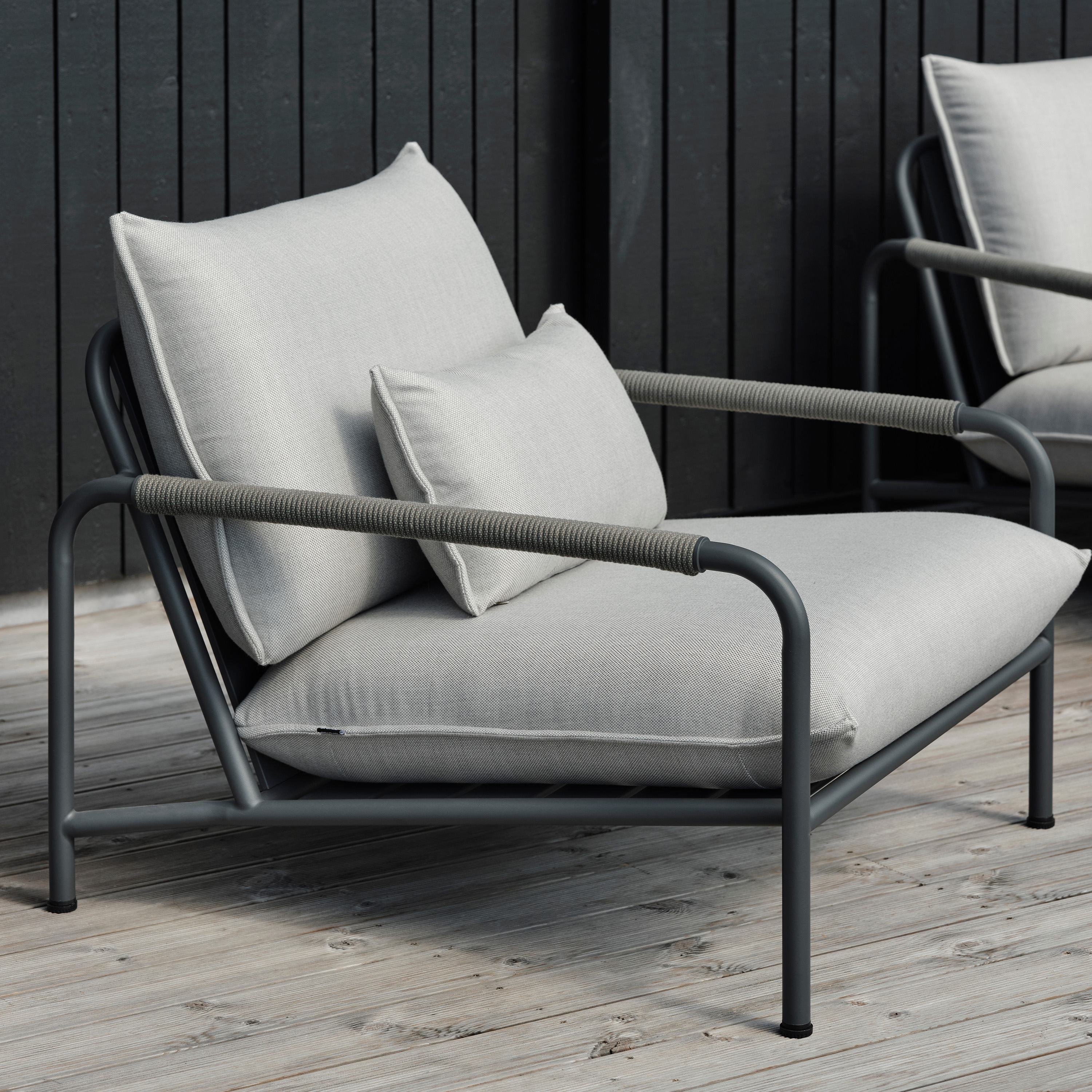 Brafab Lerberget Loungesstol Antracit/Ash