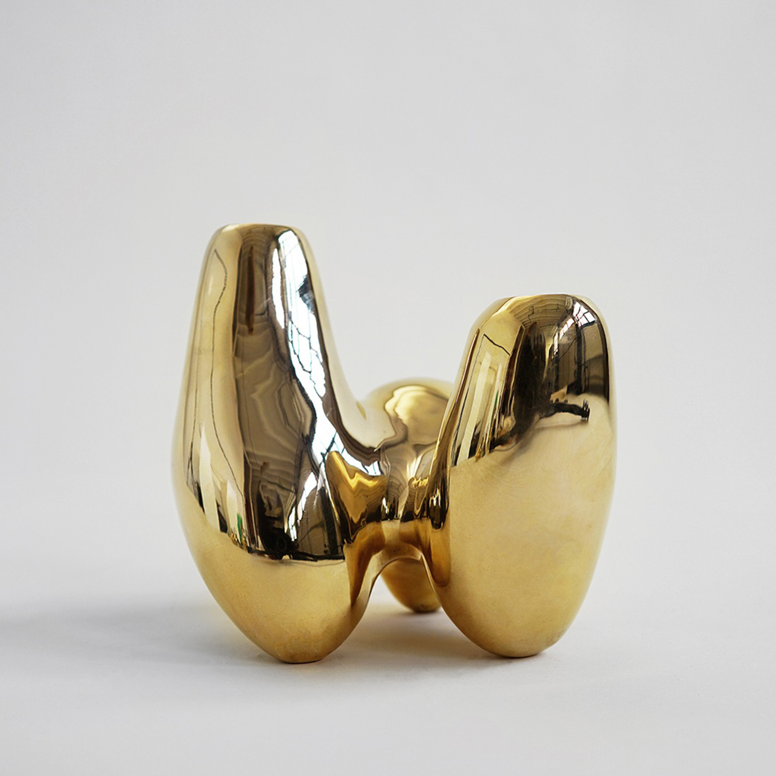 Hein Studio Unity Kerzenhalter Messing 14cm