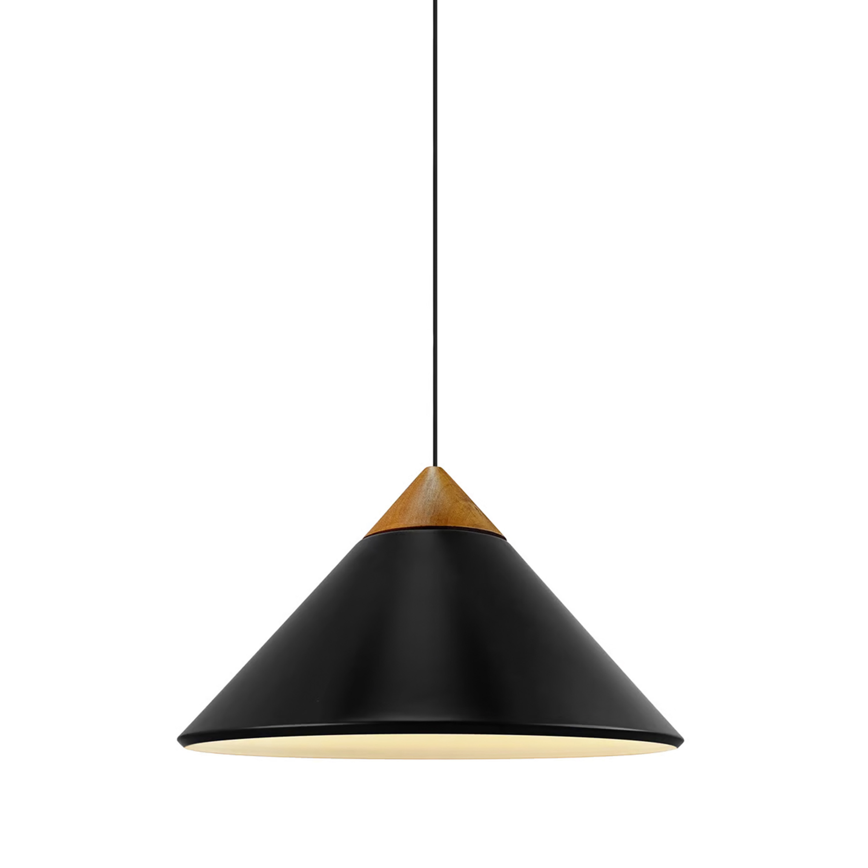 Design For The People - Kinto Taklampa Svart Ø42