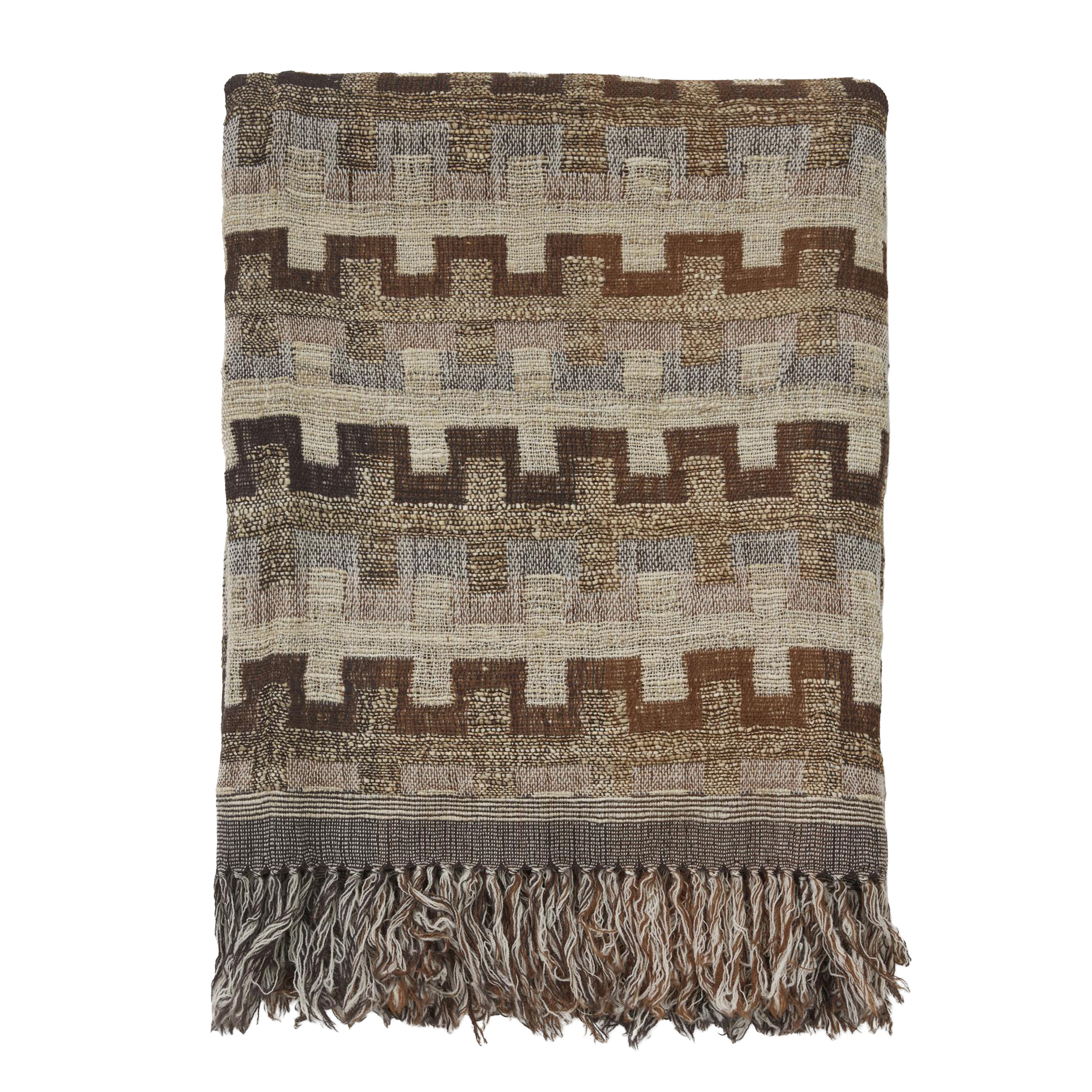 Evangeline pledd rust 170x130