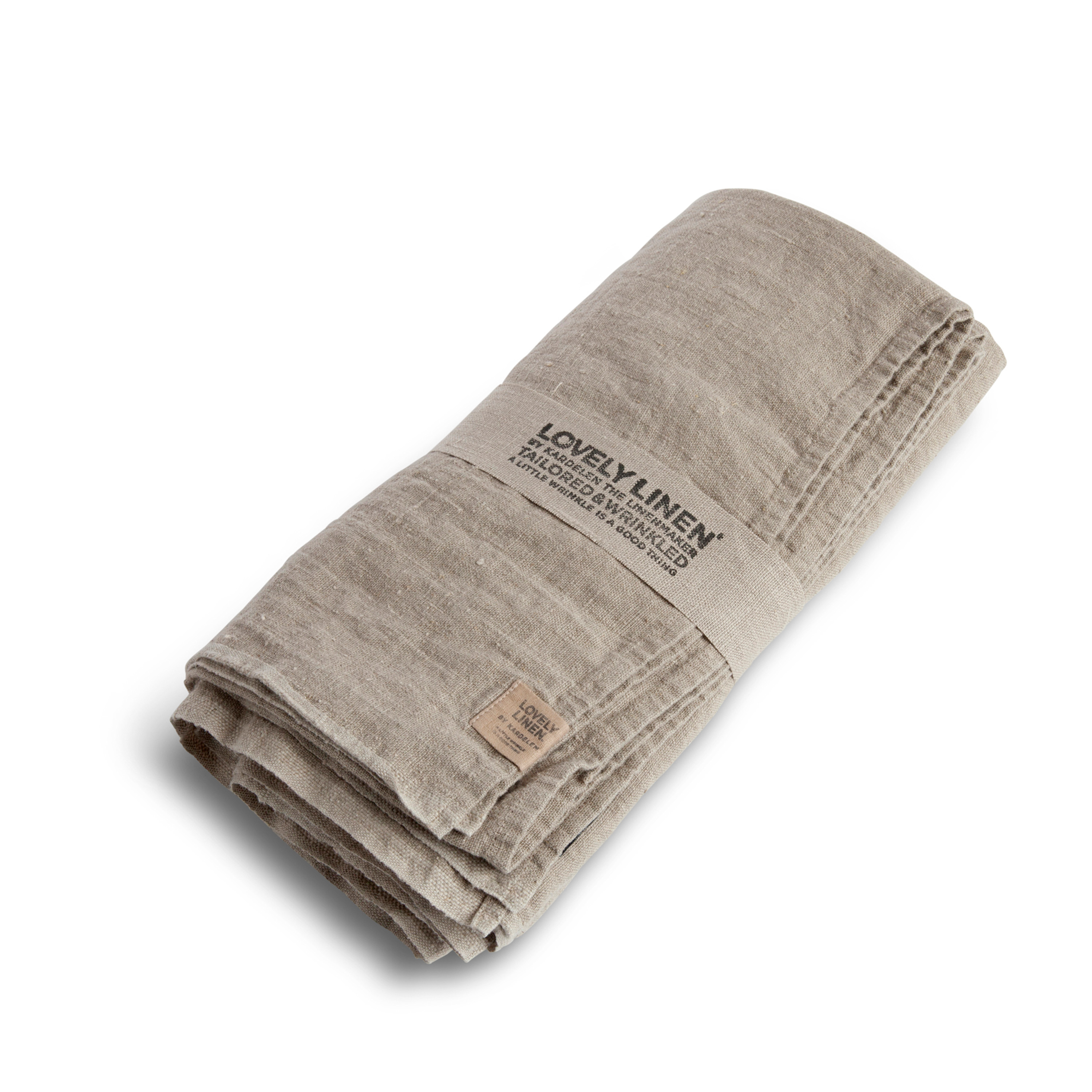 Lovely Linen - Lovely Linneduk Natural Beige 145x250