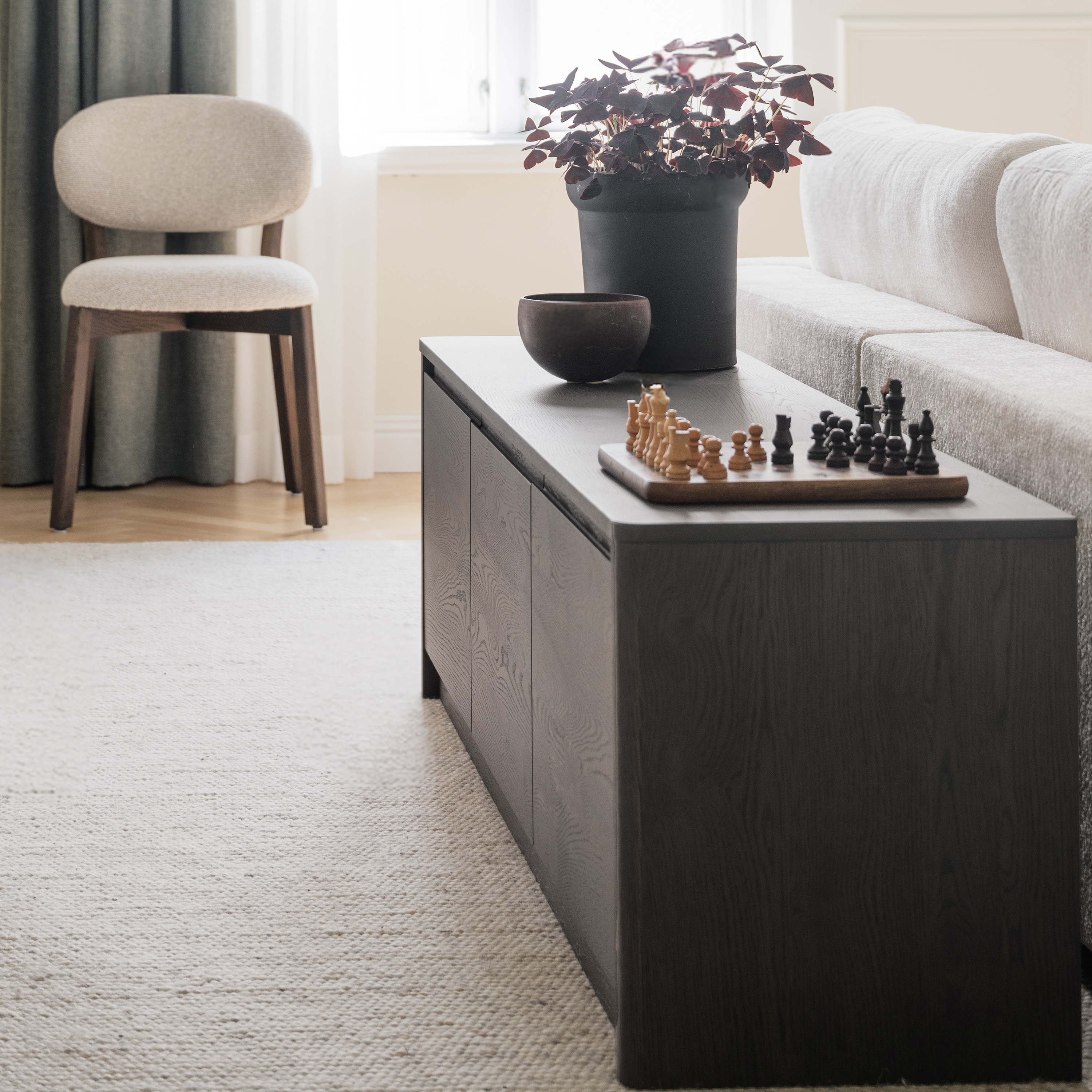 Rowico Home Melstone Sideboard Braune Eiche 180x50