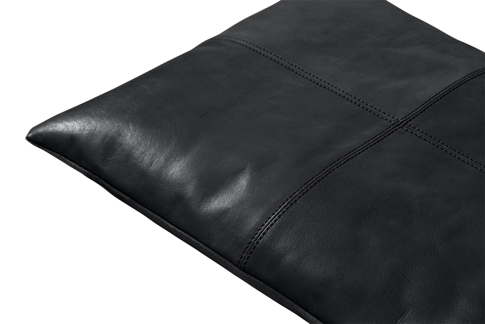 Cinas Sittsdyna Bänk Läder Svart 104x35cm