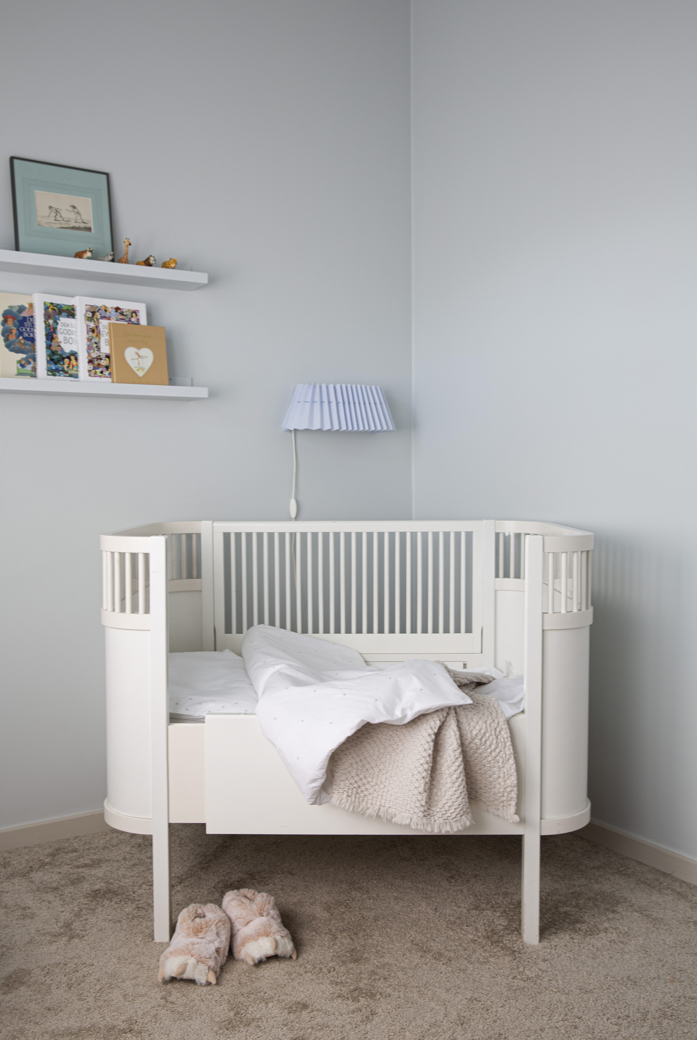 Mille Notti Bello Baby Dynetrekk ECO Lysegrå Sprinkelseng