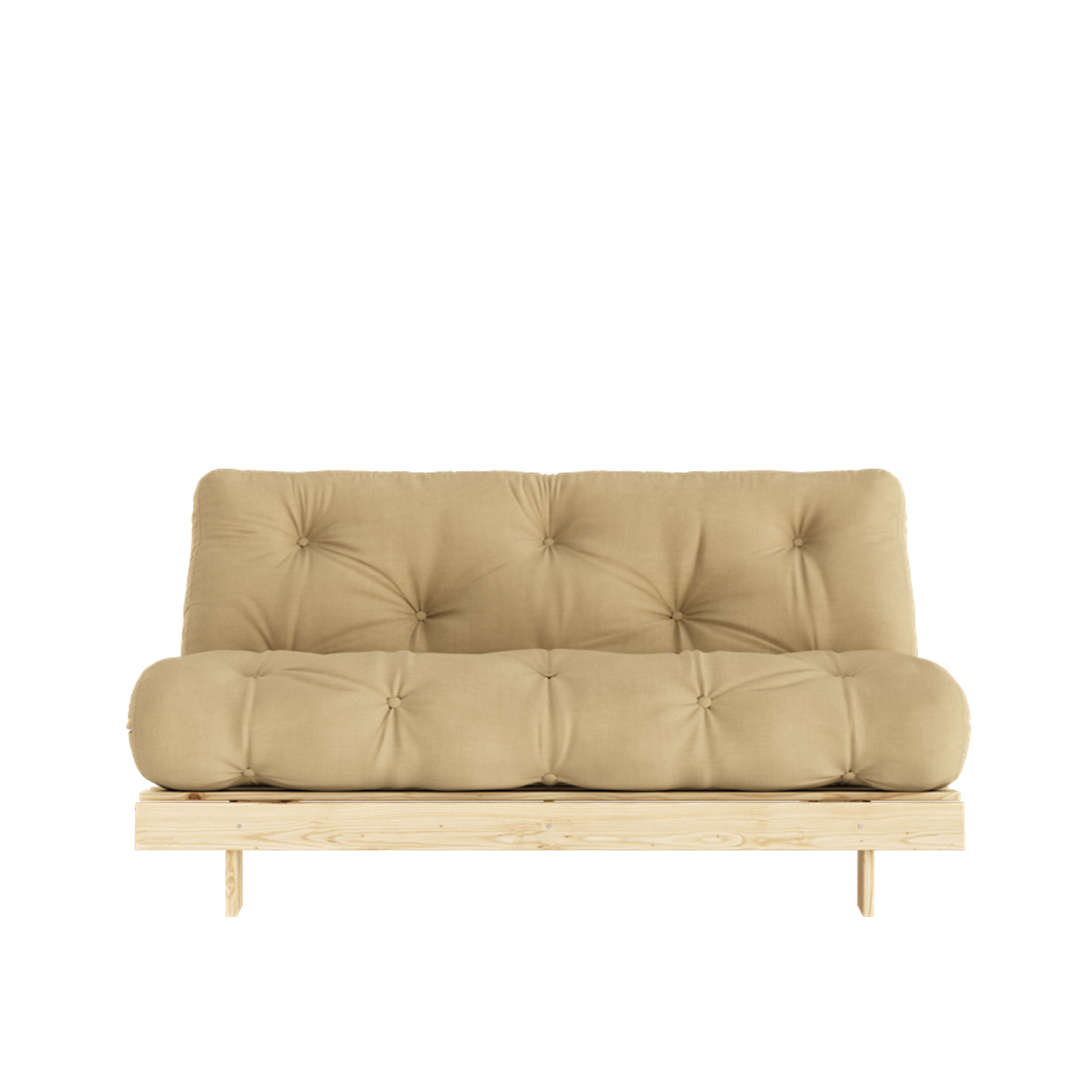 Karup Design Roots Schlafsofa Natur/Weizenbeige 160cm