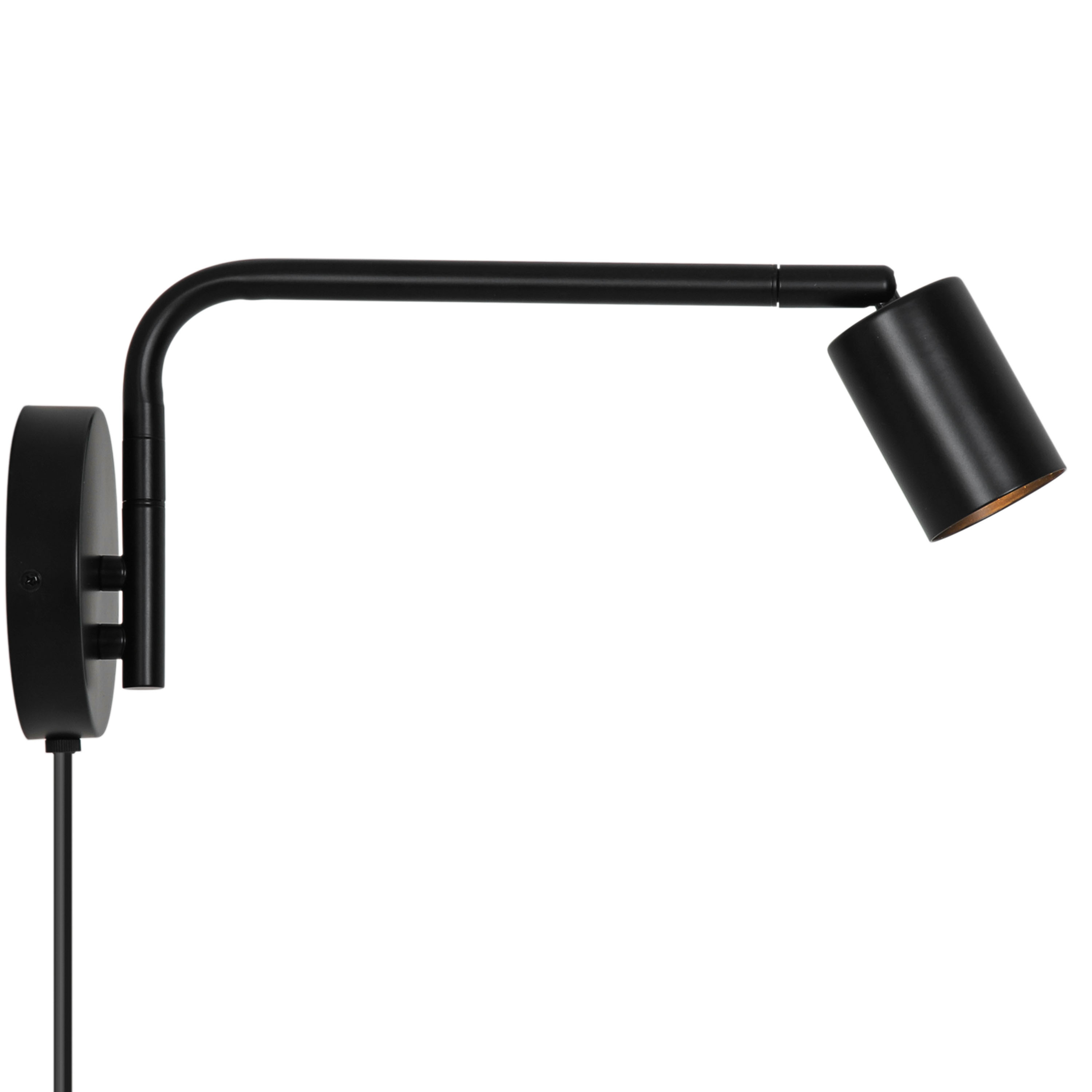 Explore Long Vägglampa Svart 39cm