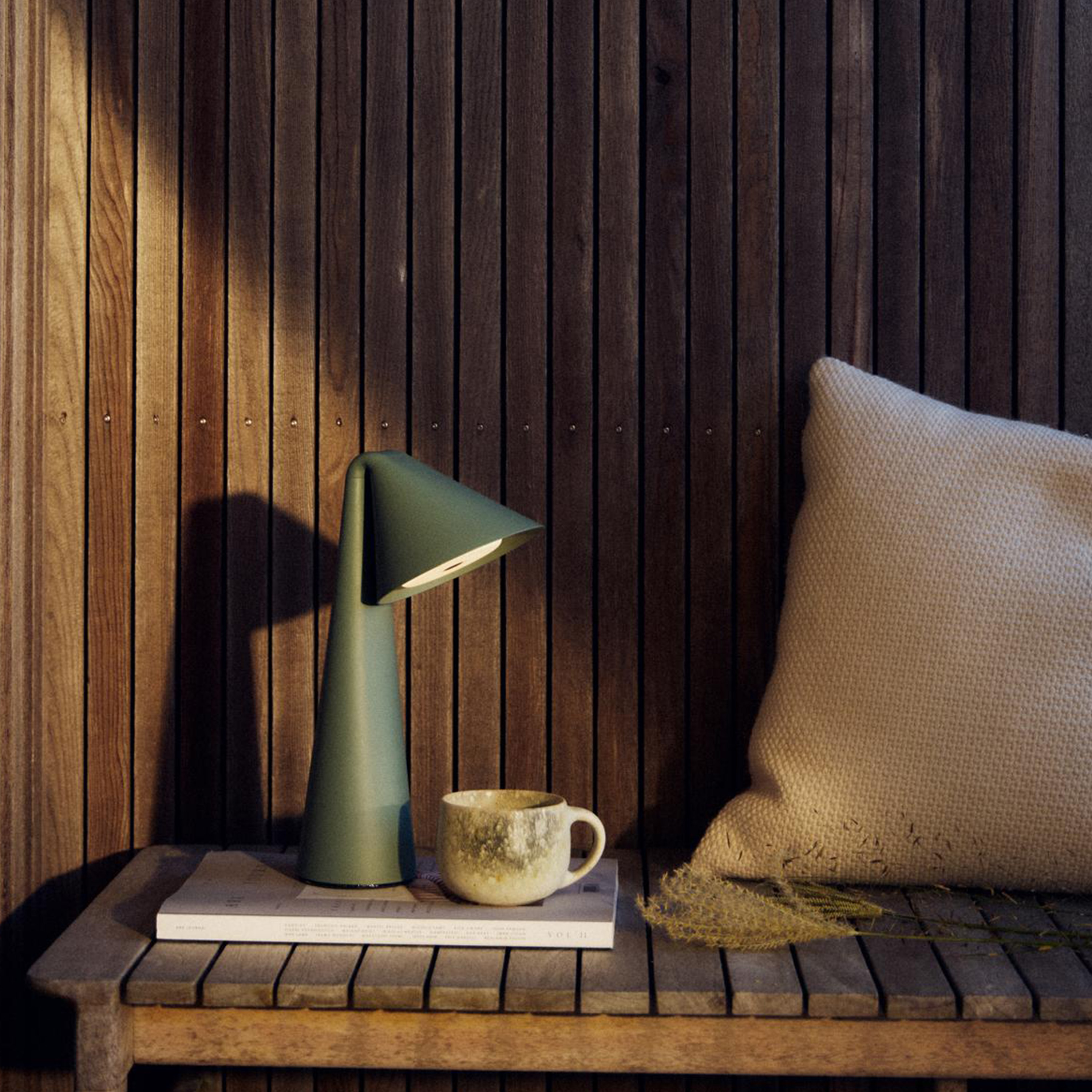 Frandsen Ami Por Tischlampe Sage Green 31cm