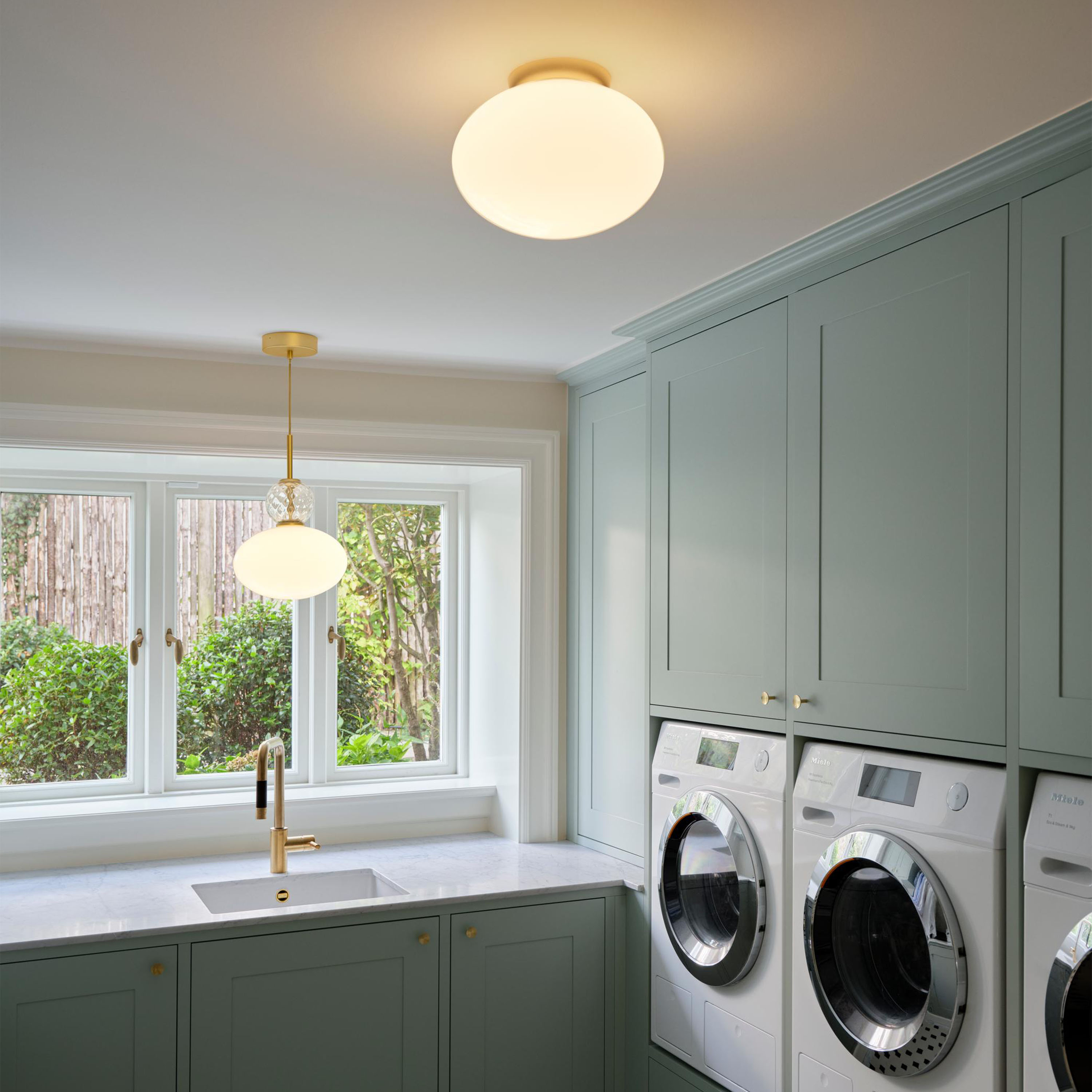 Nuura Rizzatto 301 Plafond Satin Brass/Opal