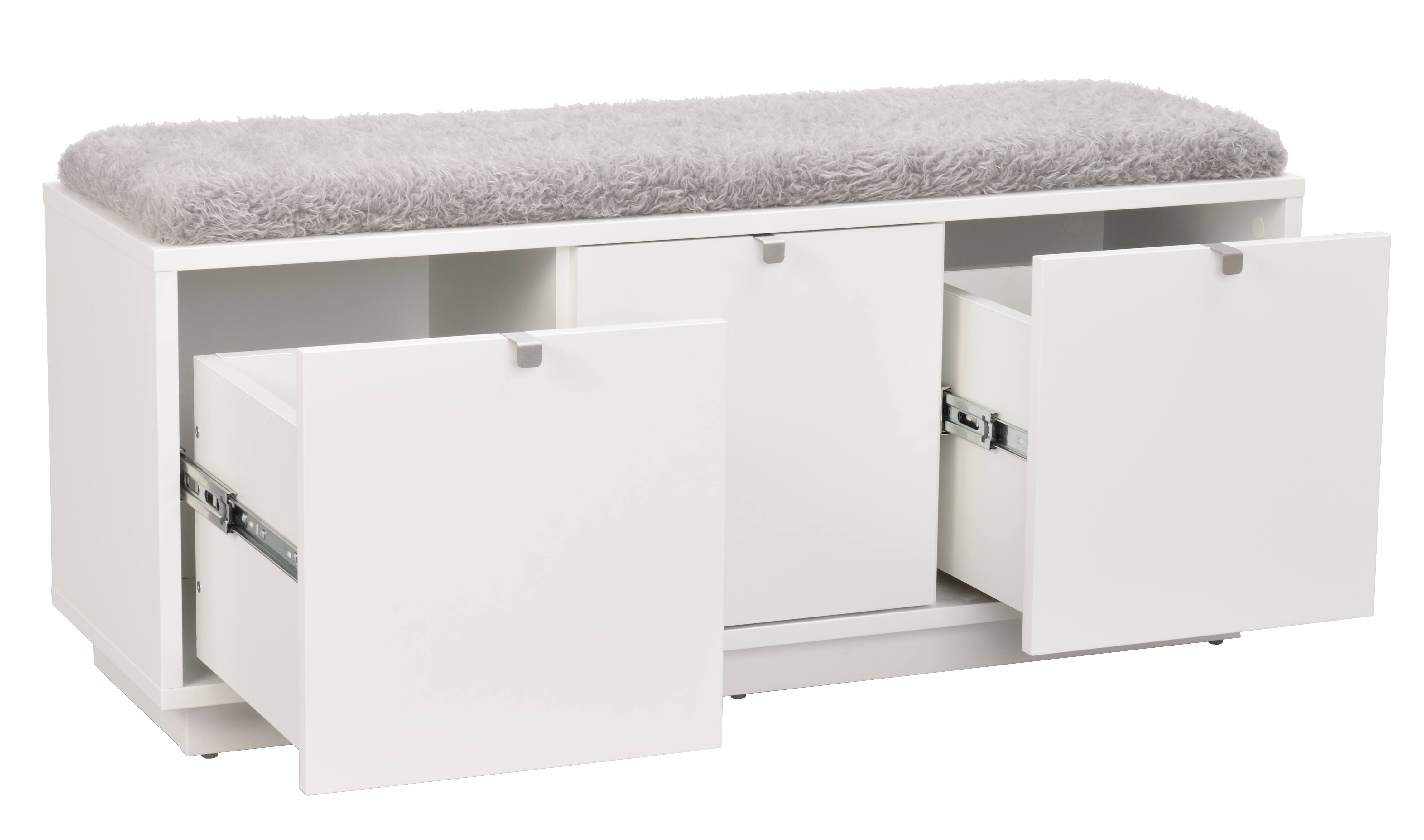 Rowico Home Confetti Bänk 3 Vit/Ljusgrå