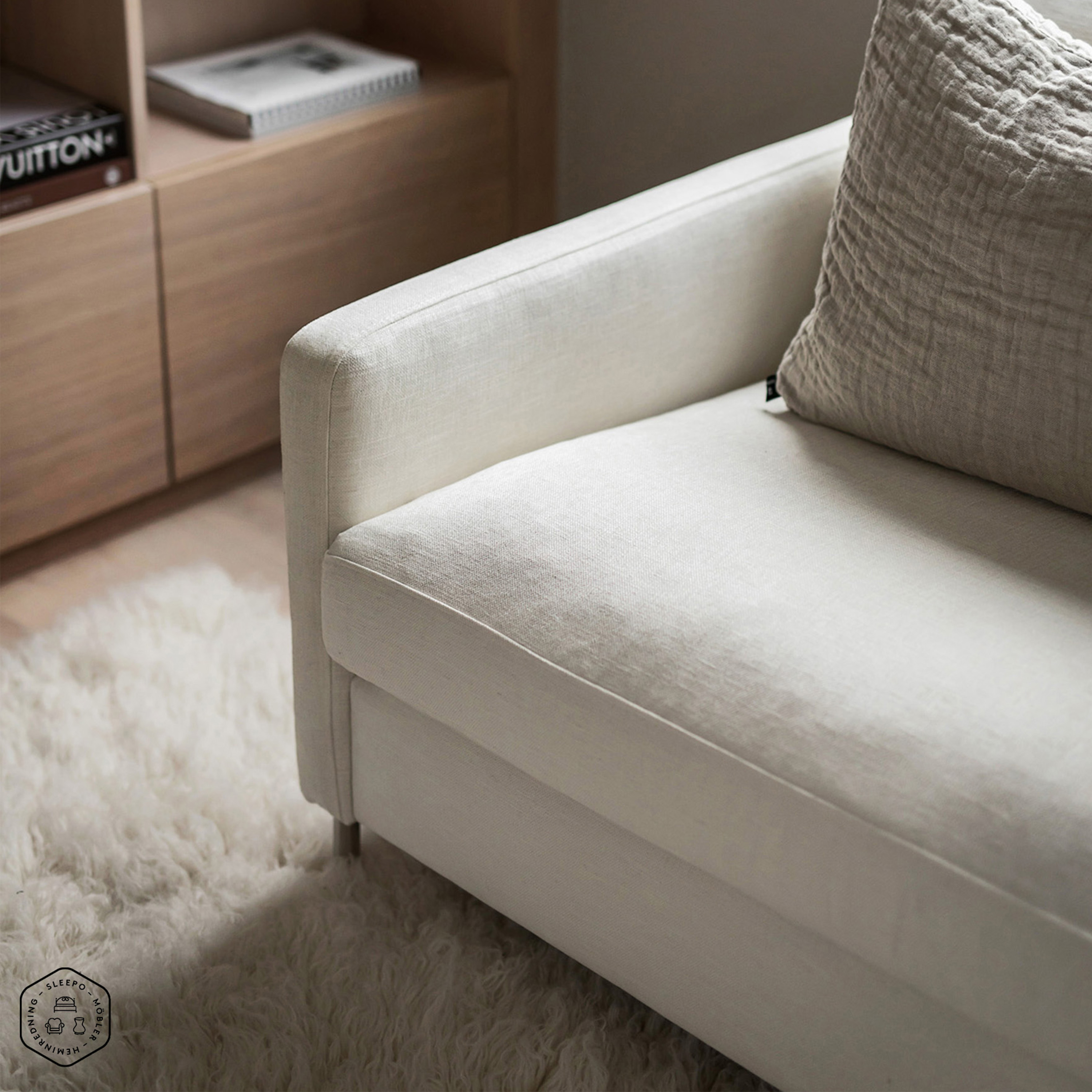 Sleepo Collection Åre 4-Sitzer Sofa Weiß 257cm