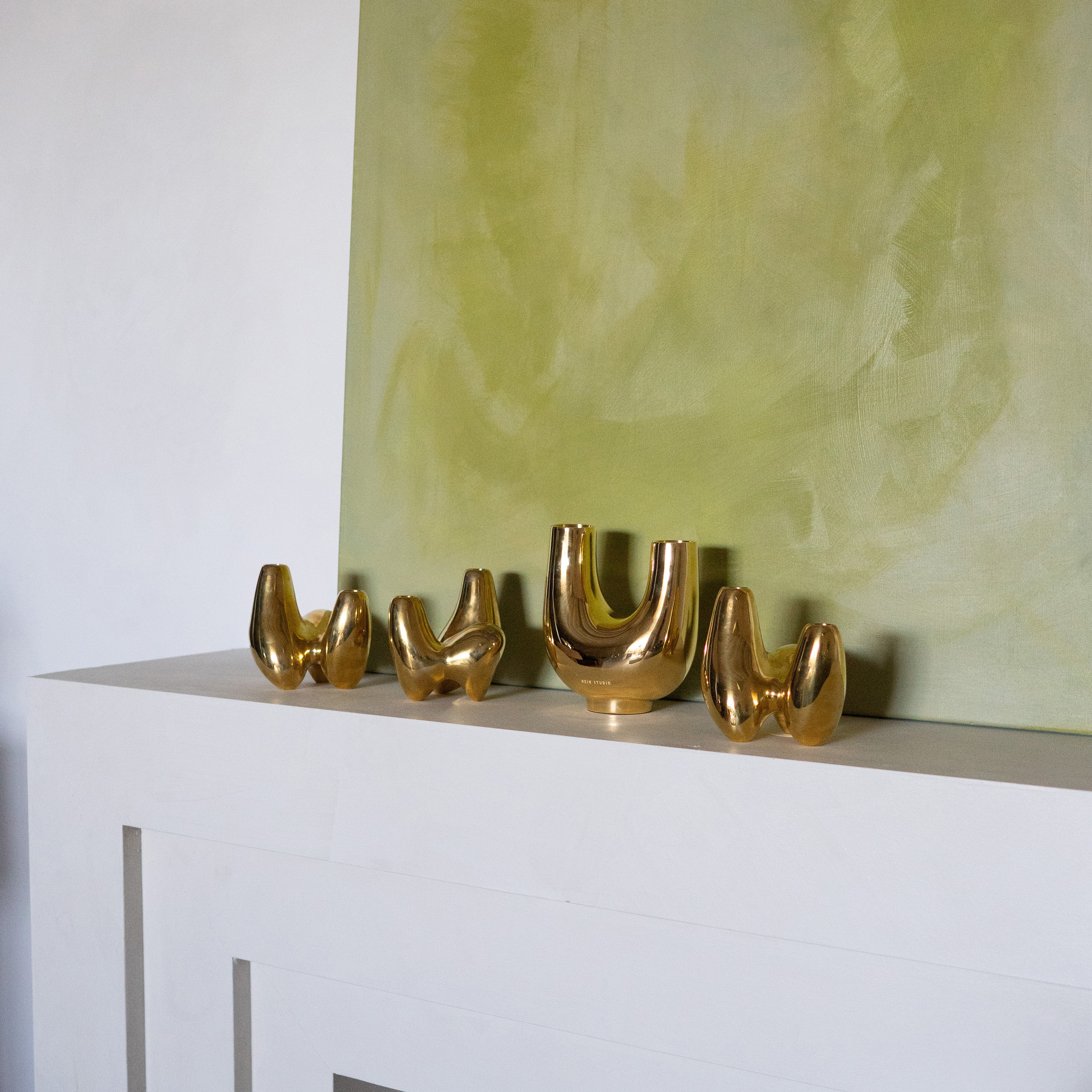 Hein Studio Kazumi Maljakko Messinki 19cm