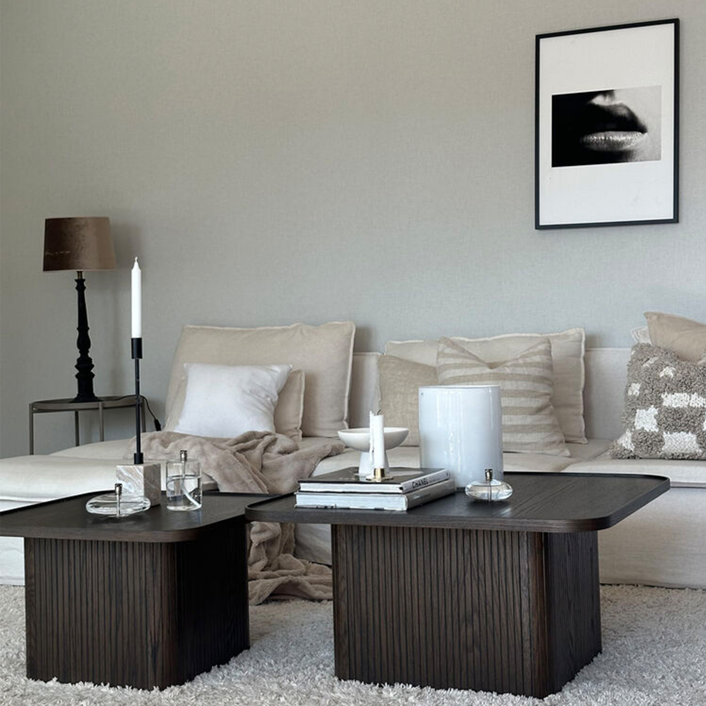 Rowico Home Sullivan Soffbord Brun Ek 80x80