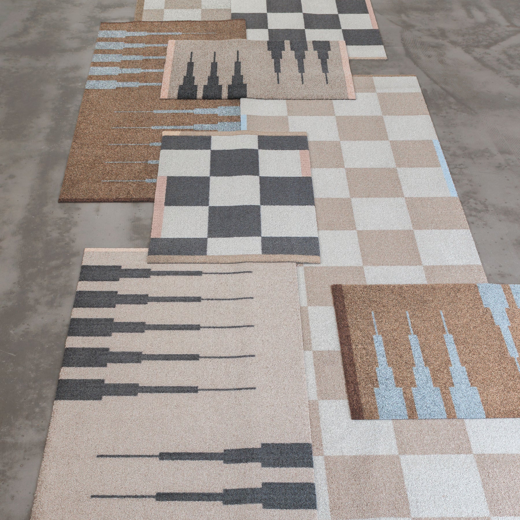 Mette Ditmer Square All-Round Gångmatta Camel 70x150