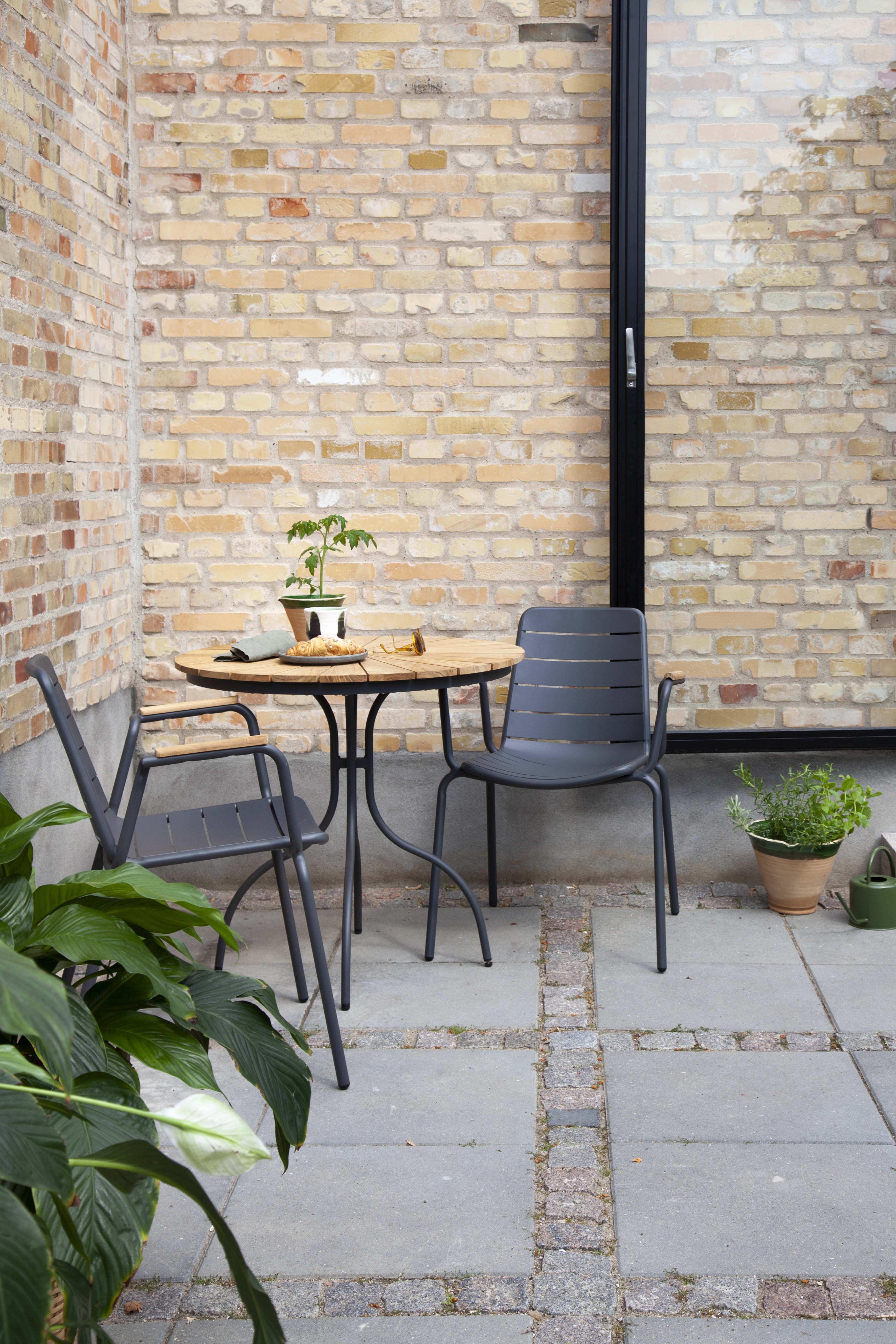 Cinas Ellen Cafebord Antracit Ø80