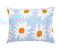Rakastaa Ei Rakasta Örngott Light Blue/Off White/Orange 50x60