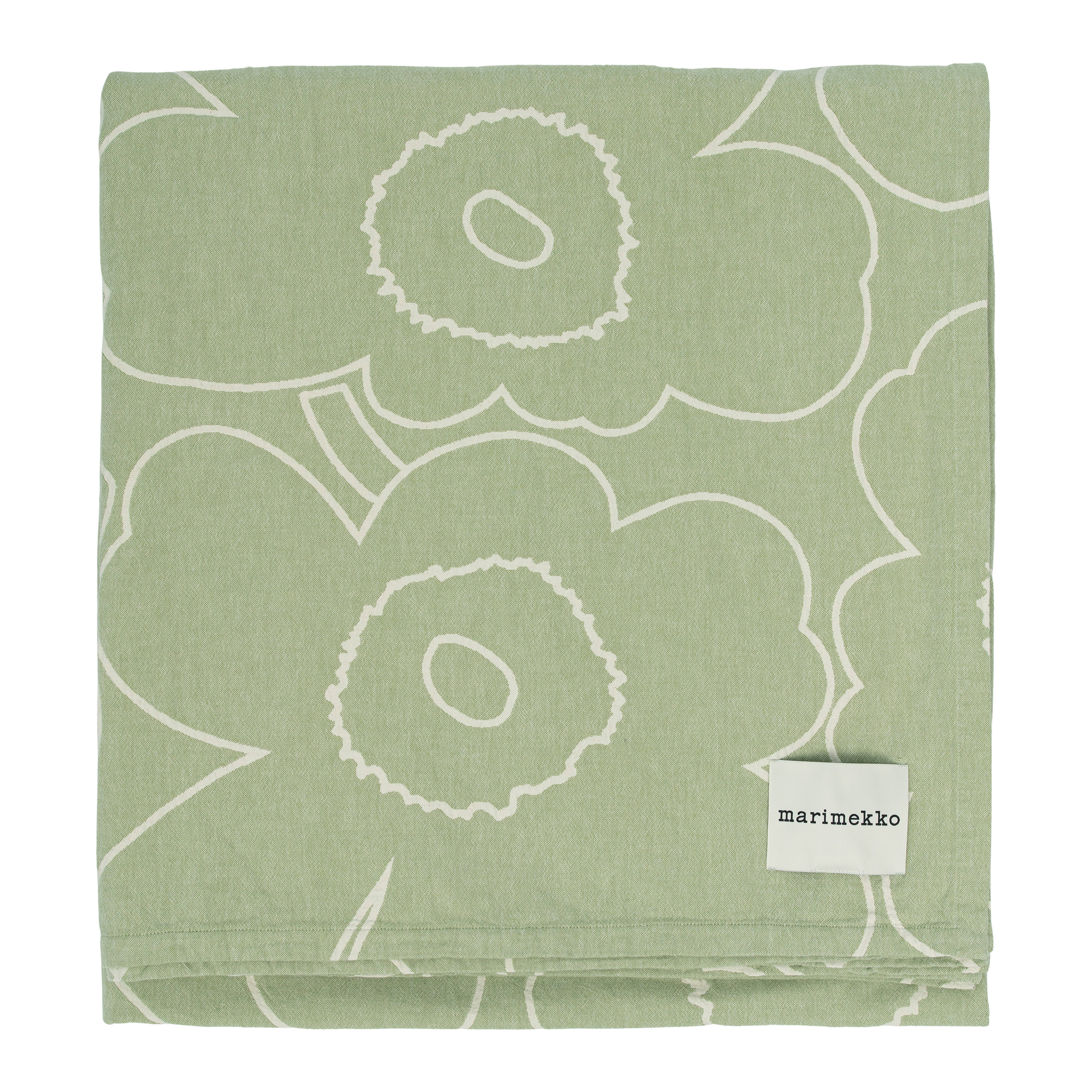 Marimekko Piirto Unikko Sengeteppe Pear/Off White 260x260