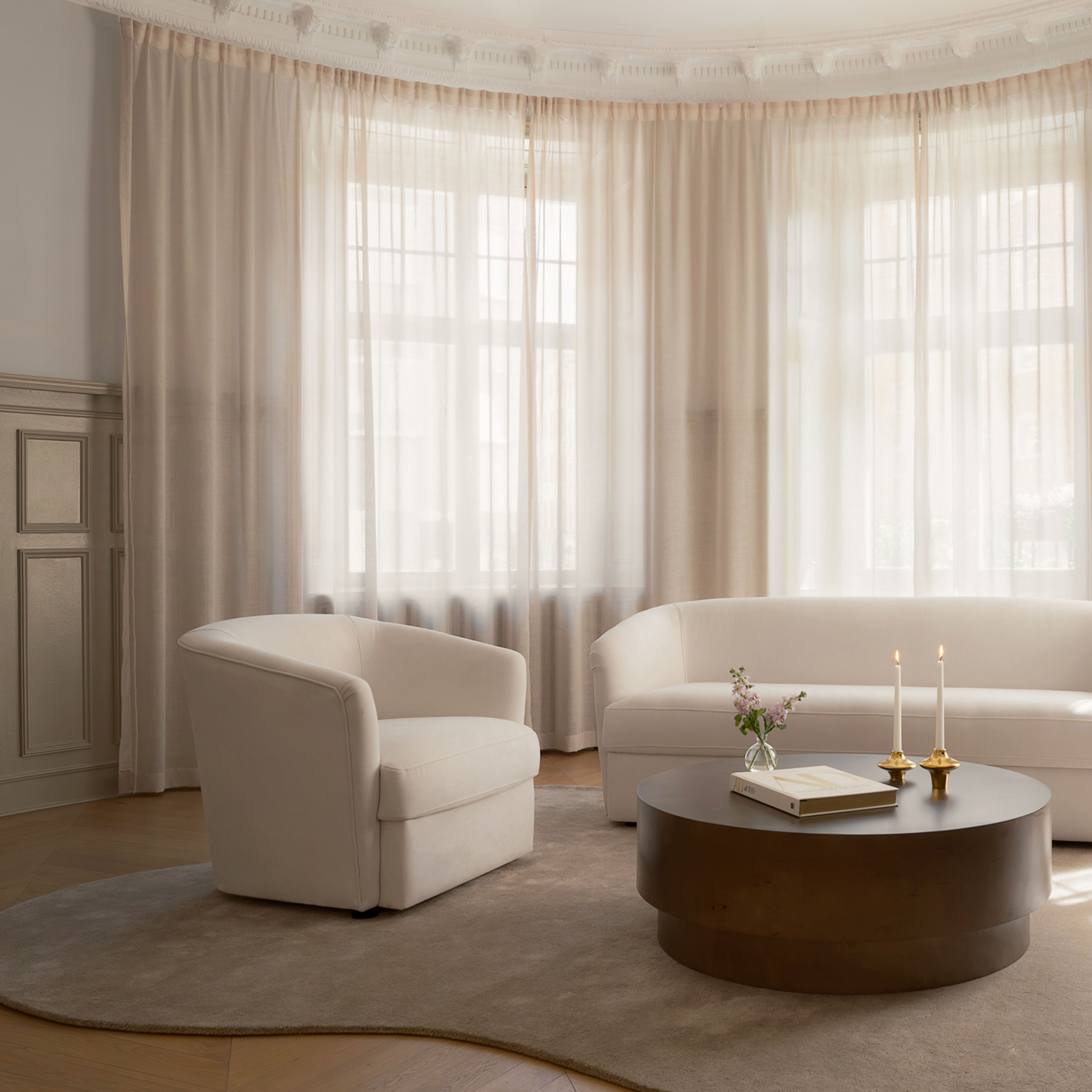 Stormi Wool Rug Soft Brown 250x350