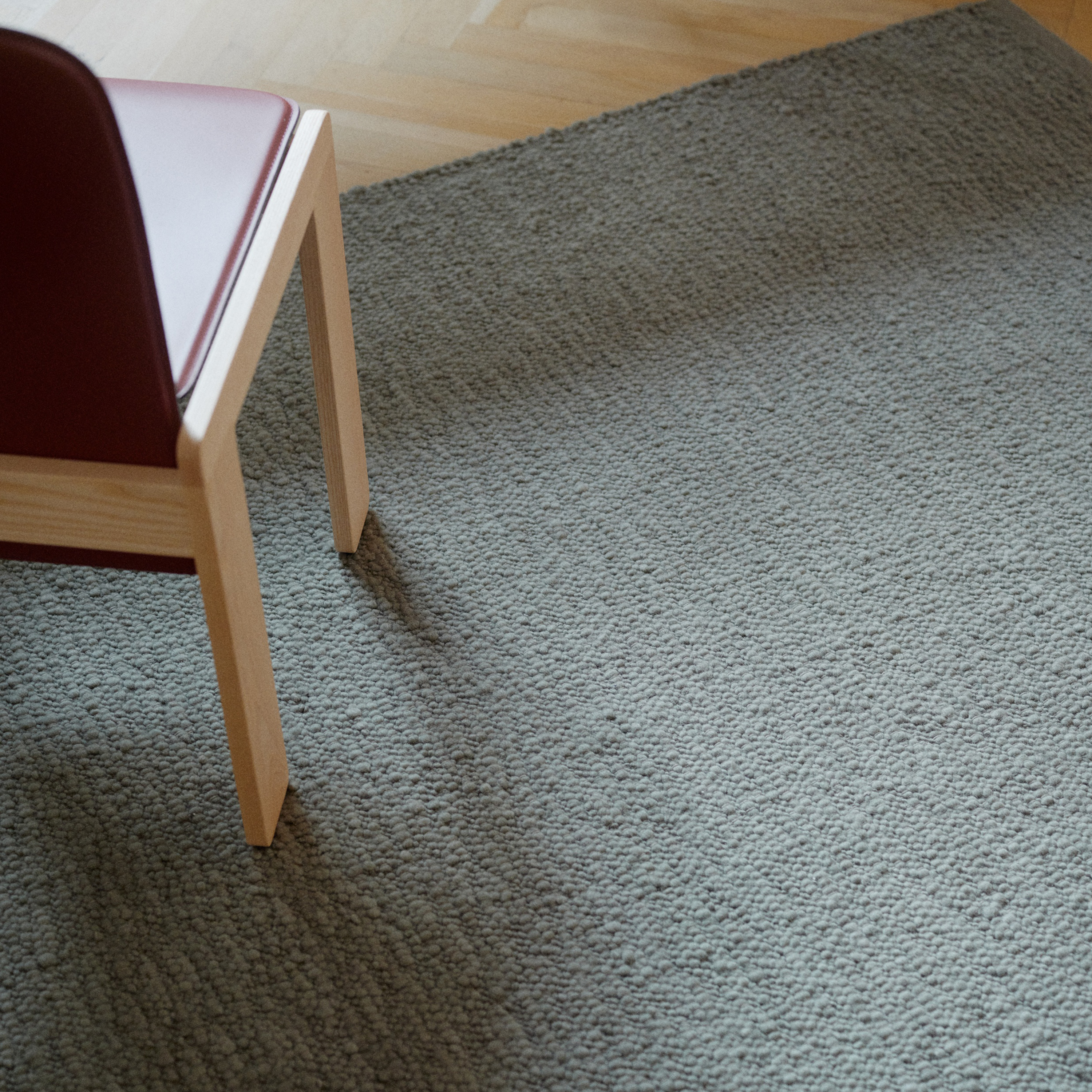 Linie Design Pebbled Poem Wollteppich Moss 170x240