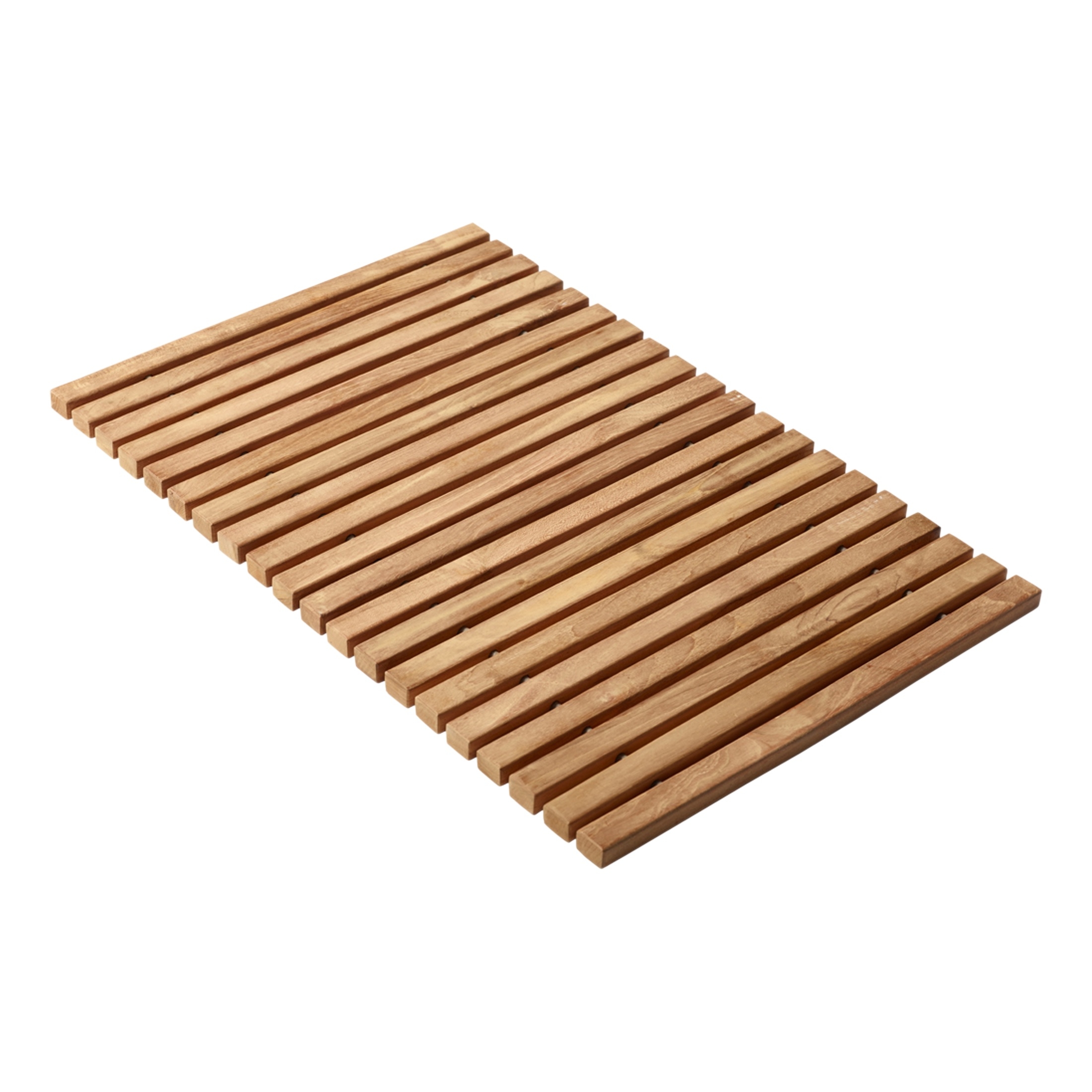 Cinas - Badrumsmatta Teak 80cm - Brun - Badrumsmattor, Toalettmattor