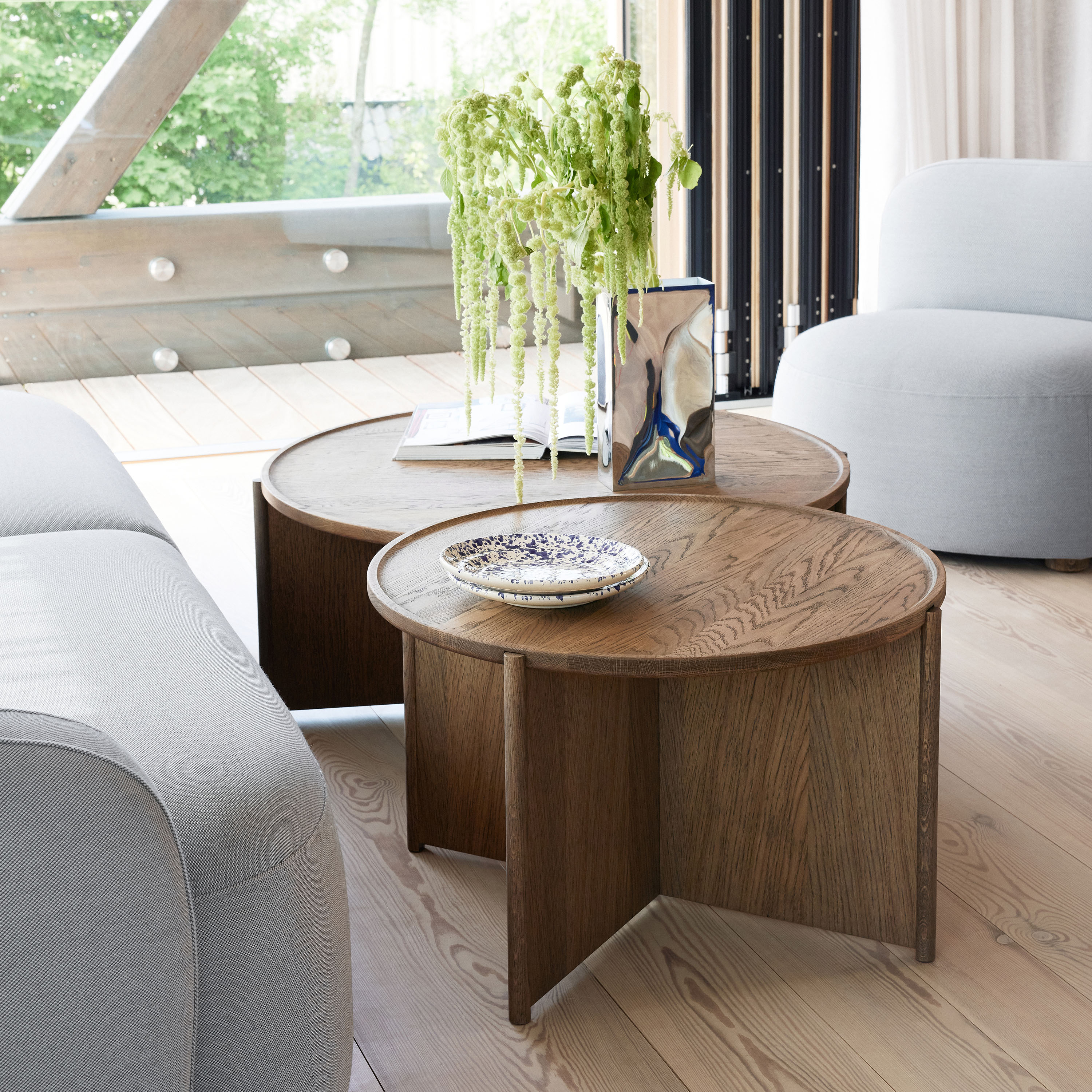 Northern Cling Coffee Sofabord Smoked Oak Small