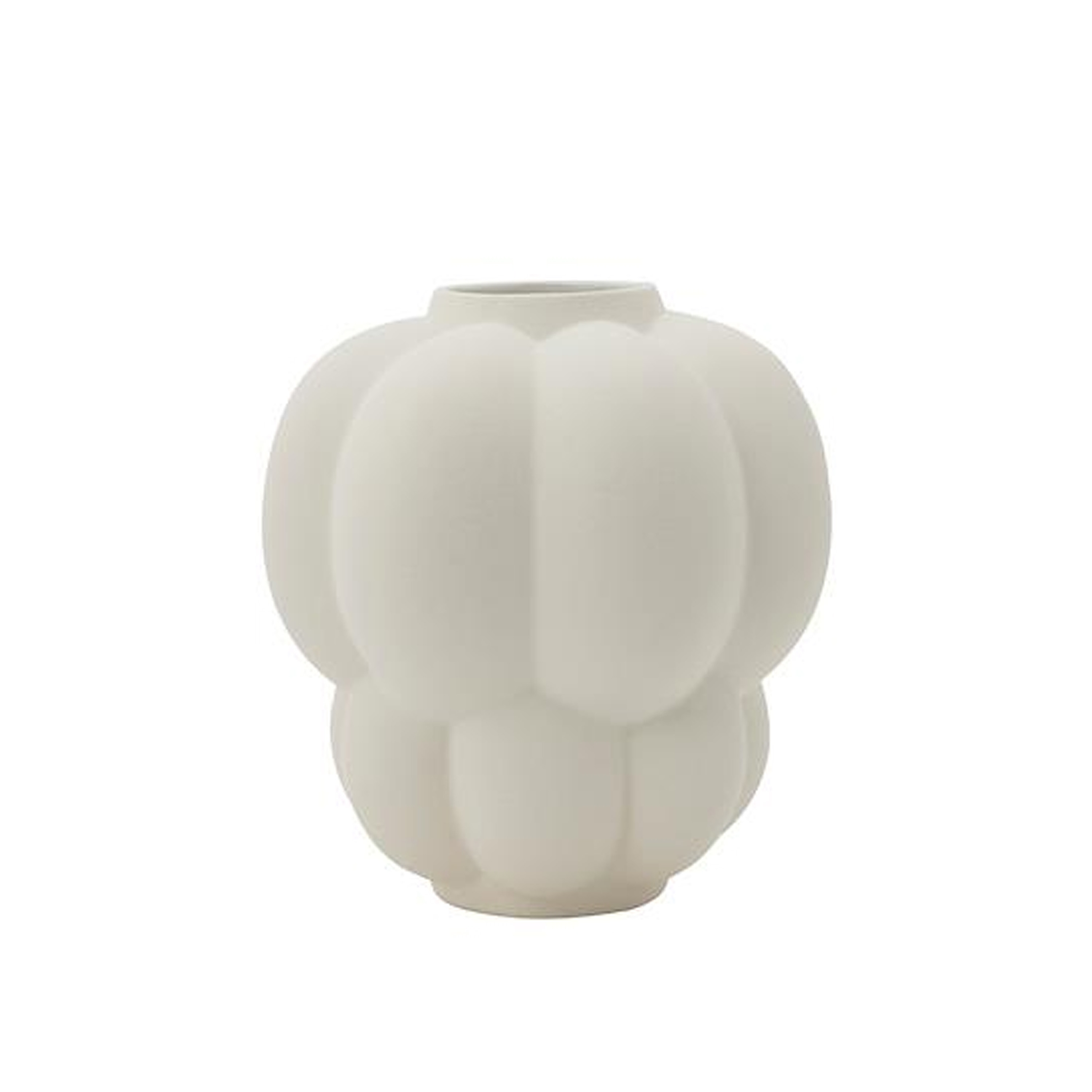 Uva Vase Keramik Creme 28cm