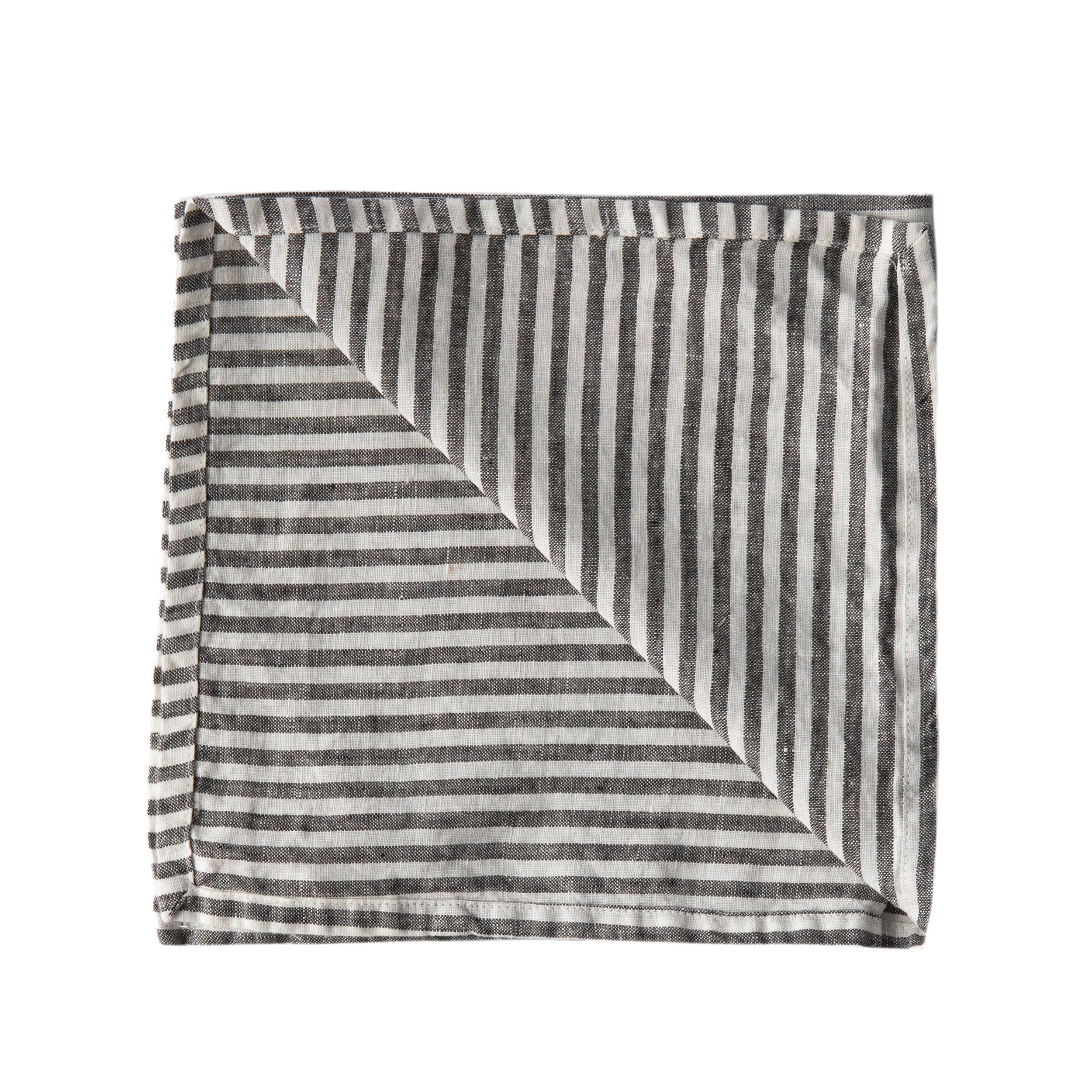 Servett Linne Grey/White