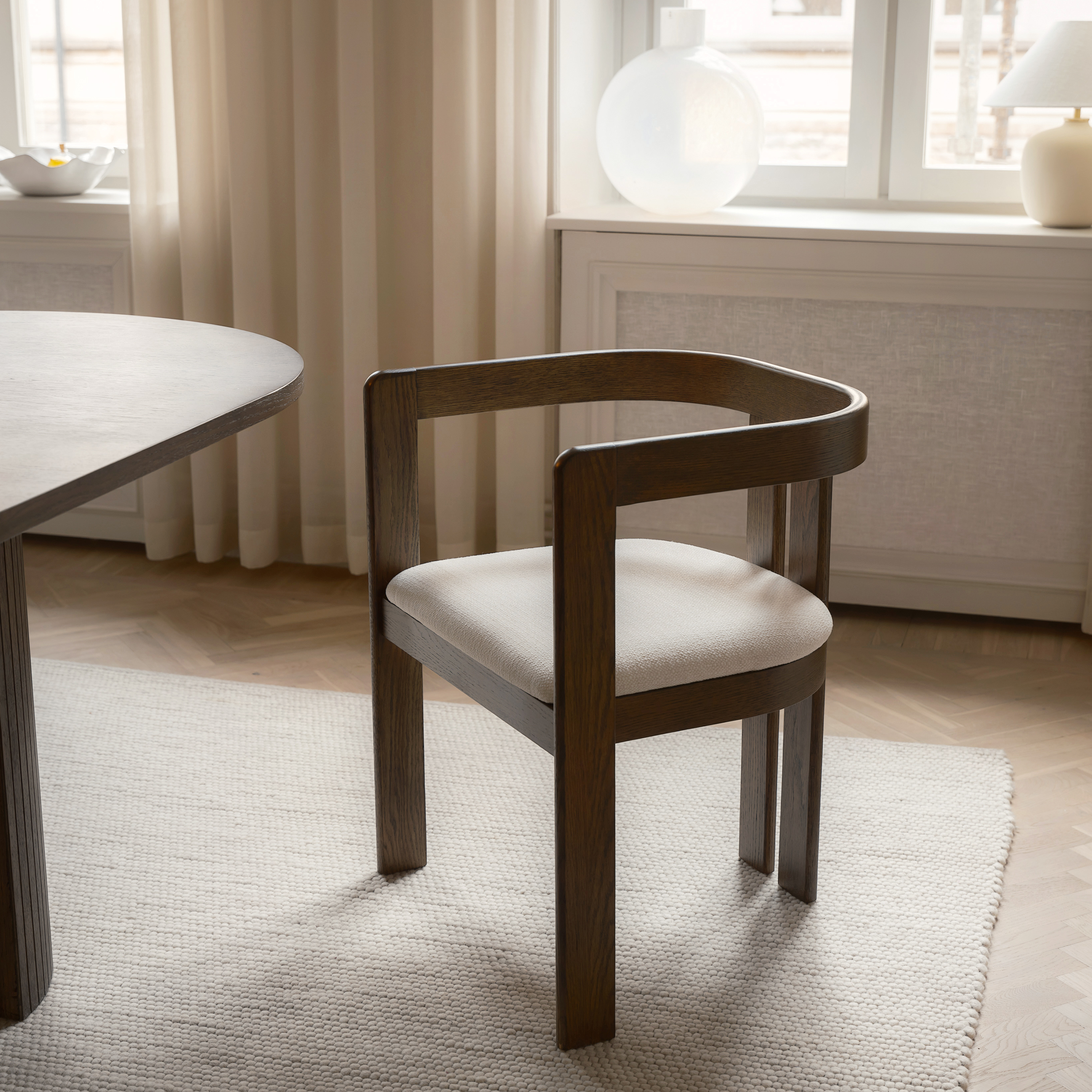 Sleepo Collection Callum Karmstol Brunbetsad/Vit