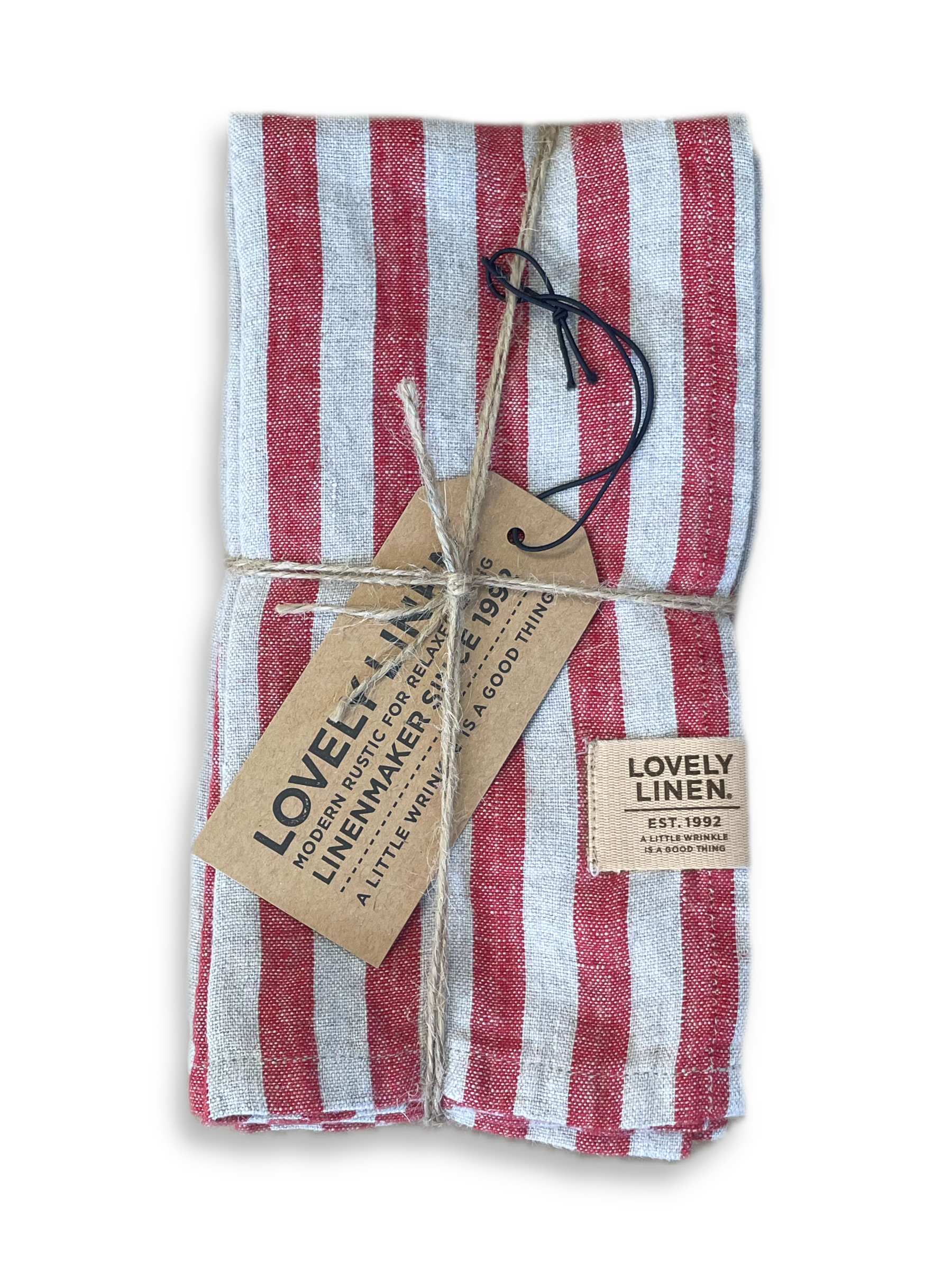 Lovely Linen Misty Servett Linne 45x45 4-pack