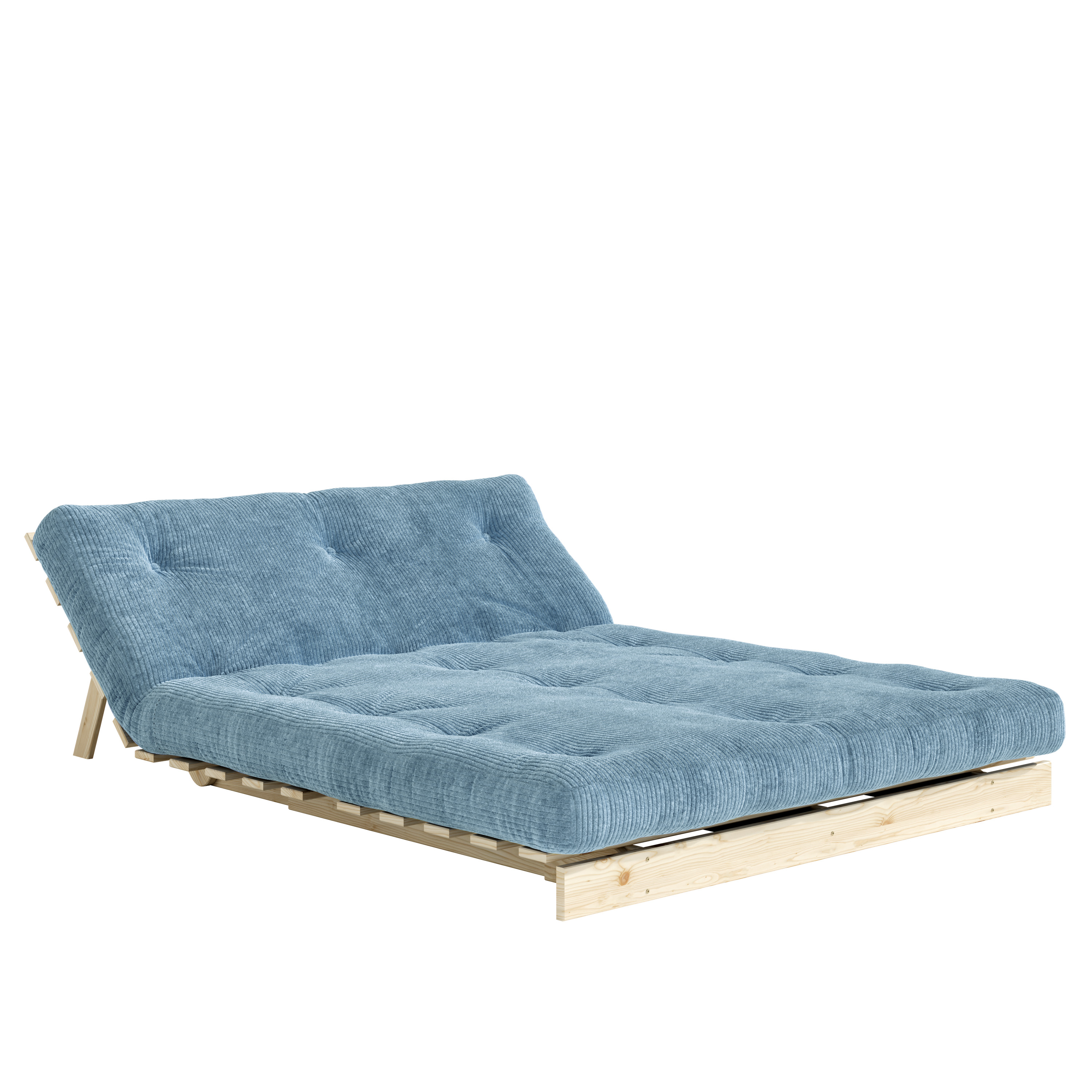 Karup Design Roots Sovesofa Raw/Hazy Blue 140cm