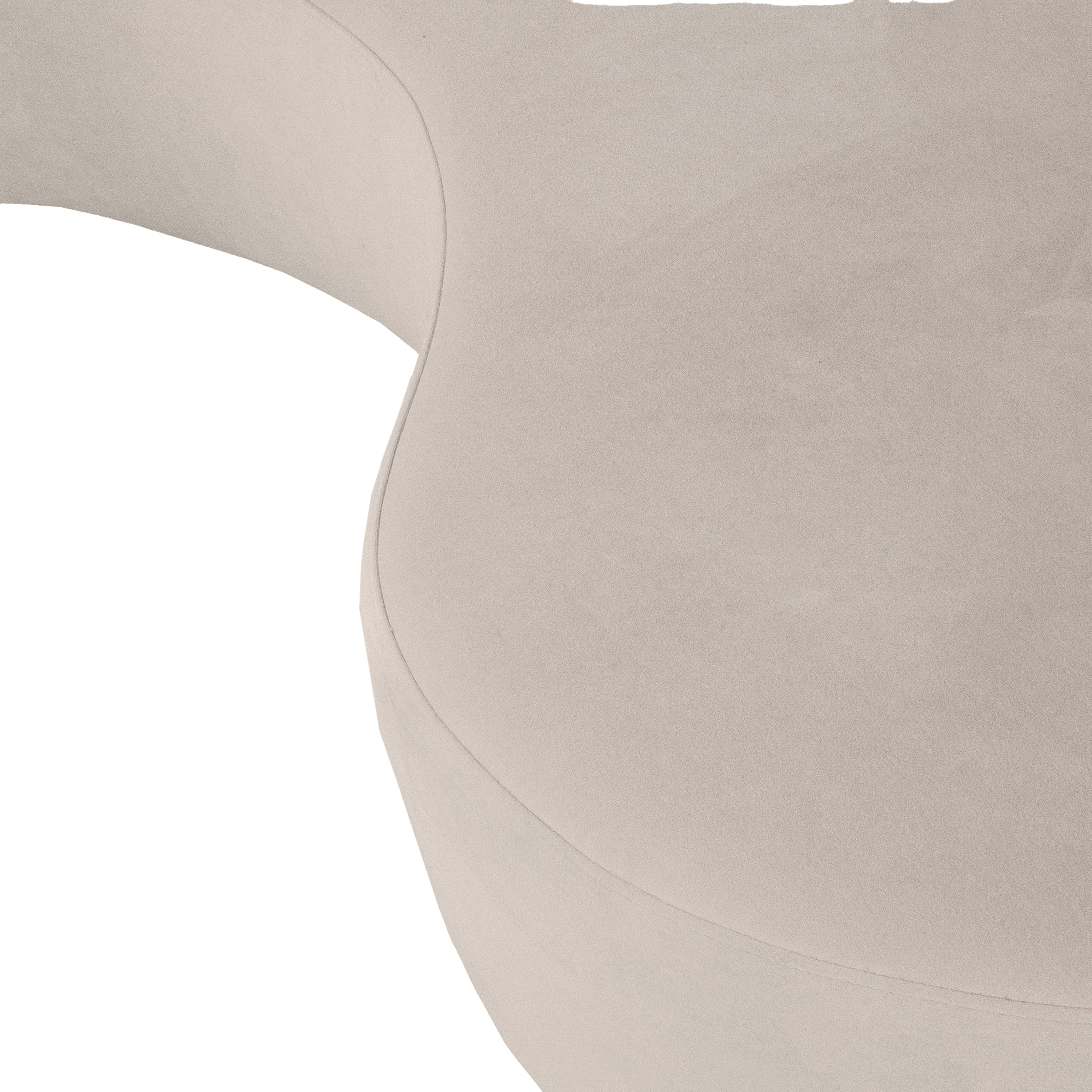 Sleepo Collection Moon 3-seters Sofa Fløyel Greige 190cm