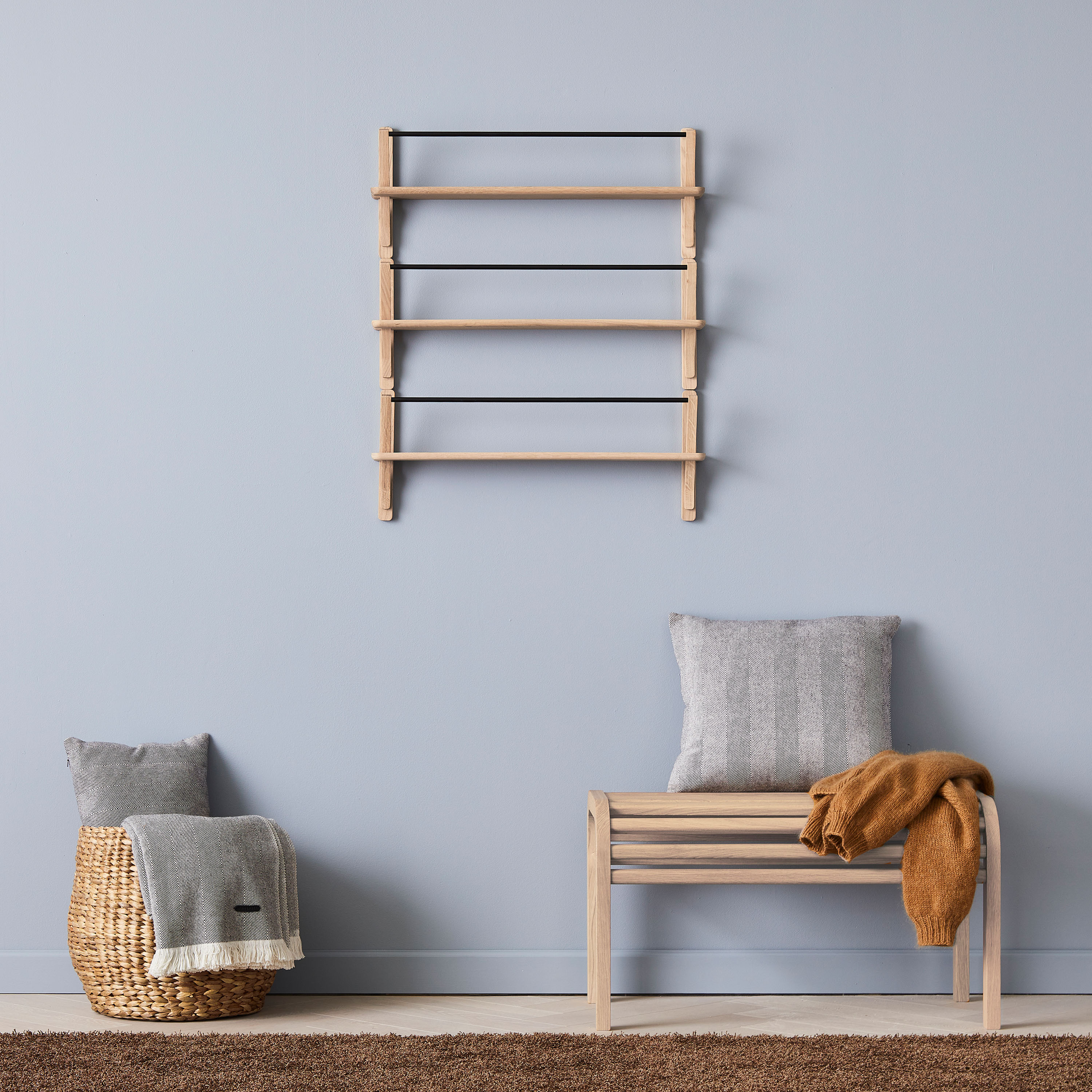 Andersen Furniture Interior Rack Vägghylla Ek 70x27