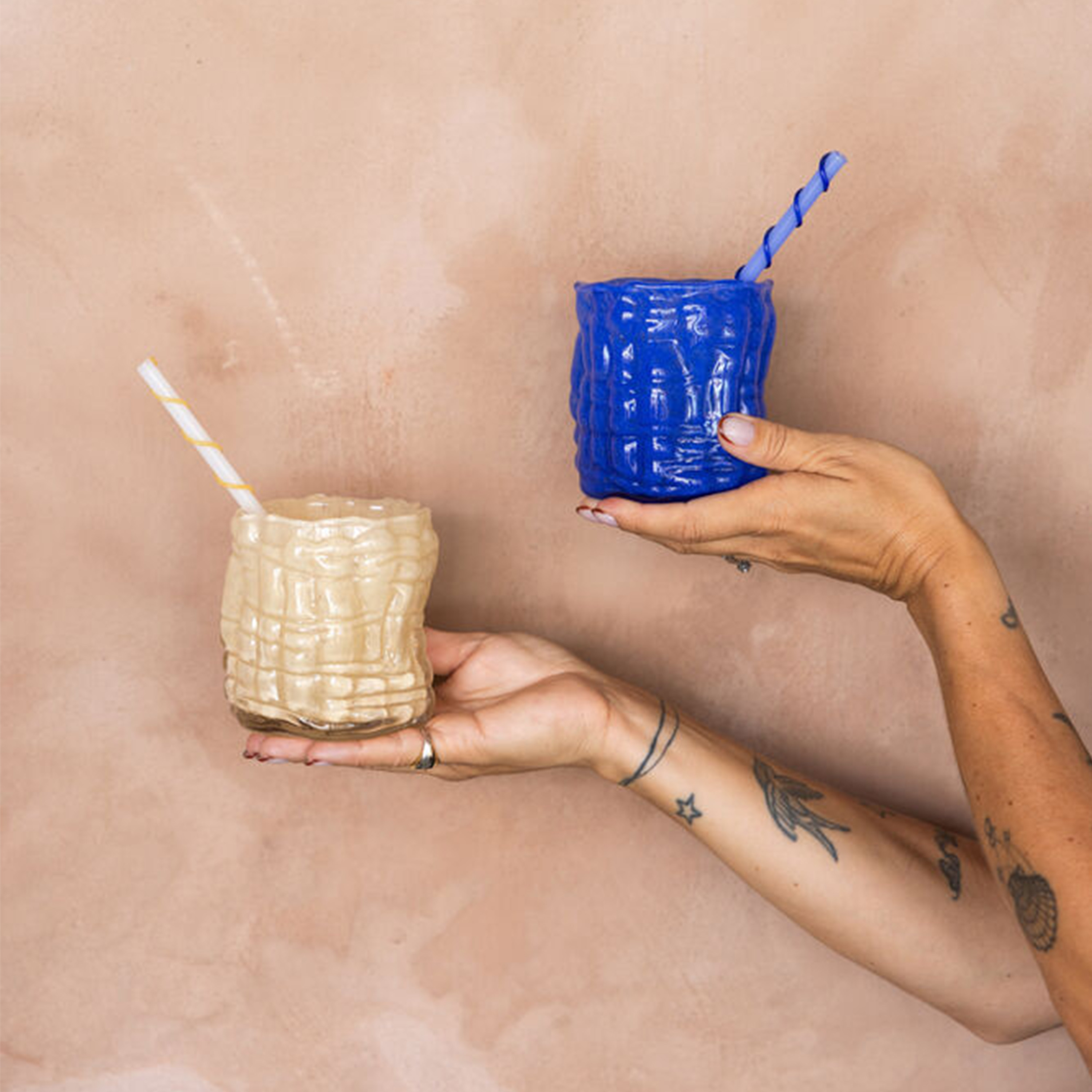 Byon Laranne Kerzenlaterne Beige 10cm