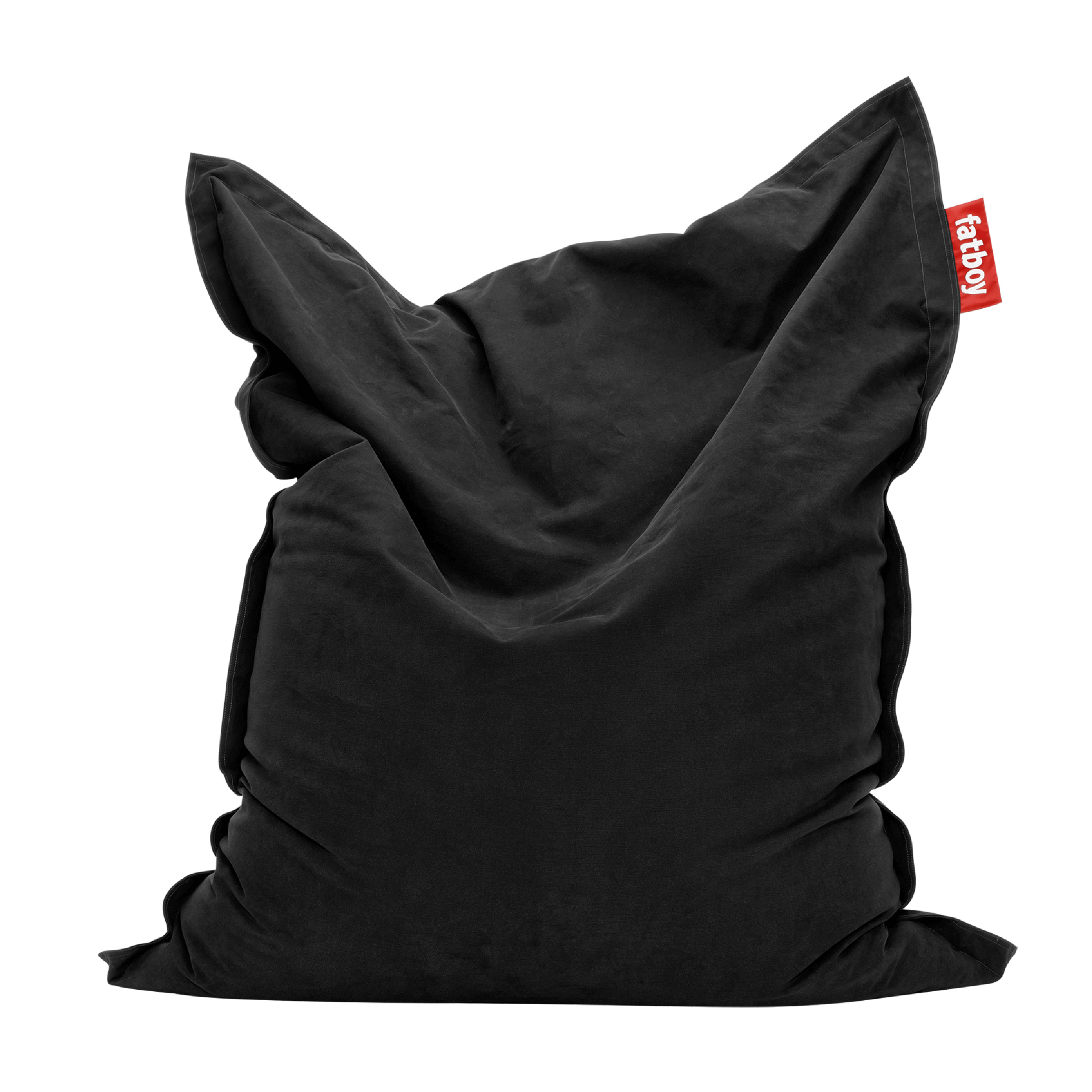 Fatboy - Original Stonewashed Puffi Musta - Bomull - Puffit