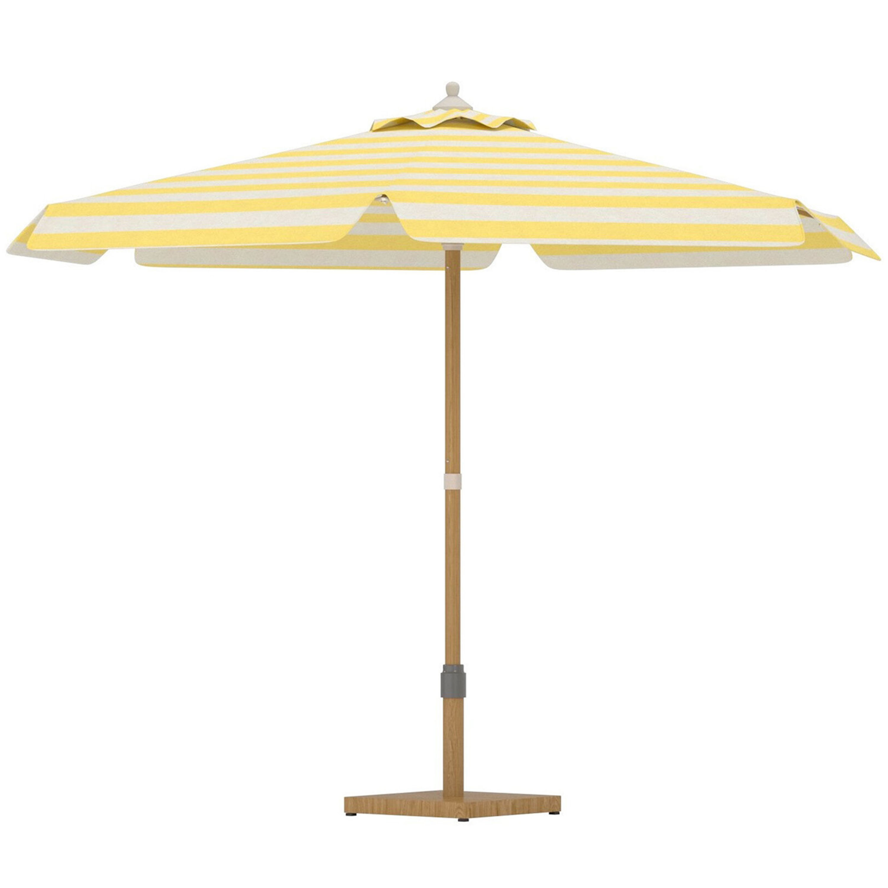 Cerox Parasoll Yellow/White Ø270