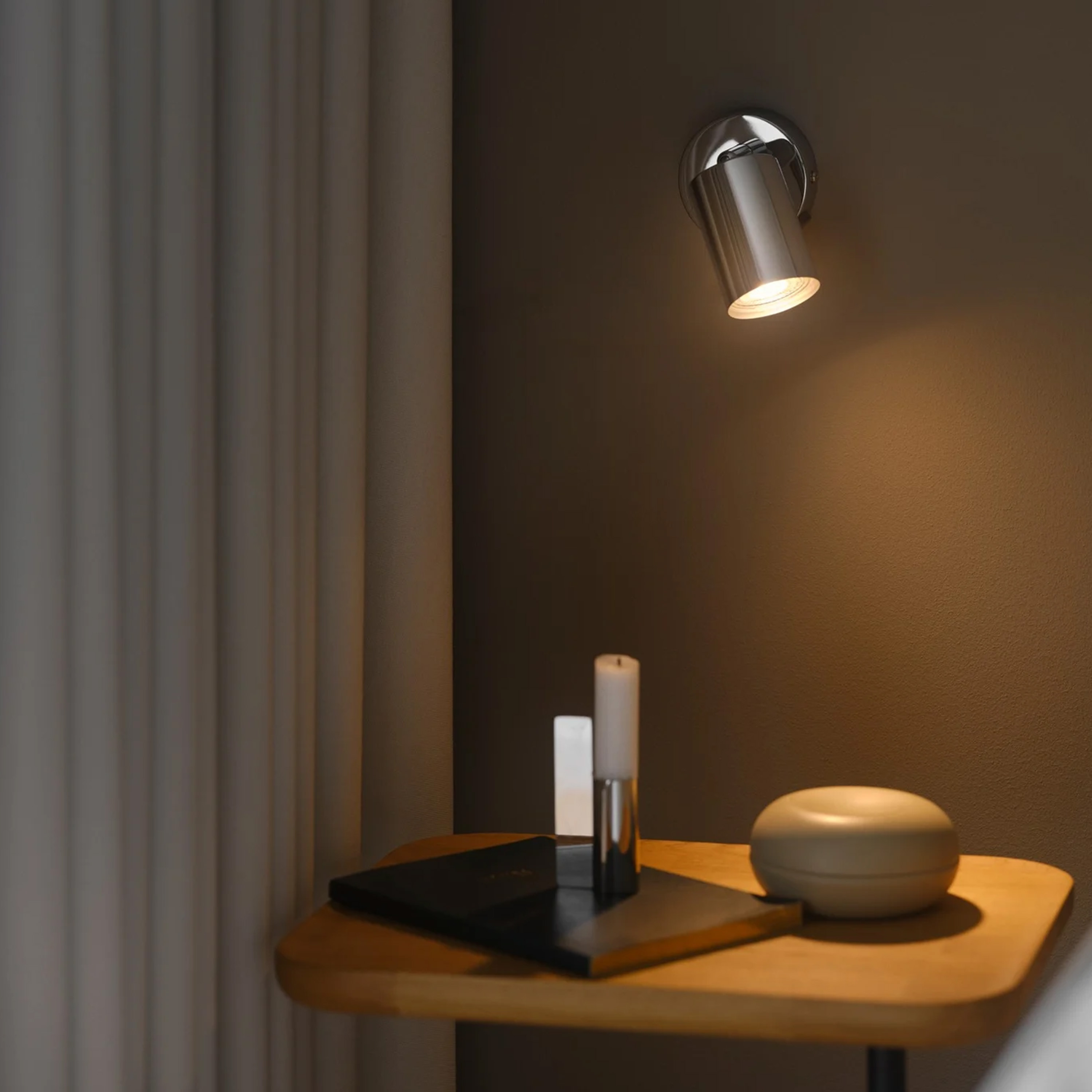 Nordlux Explore Vegglampe Krom