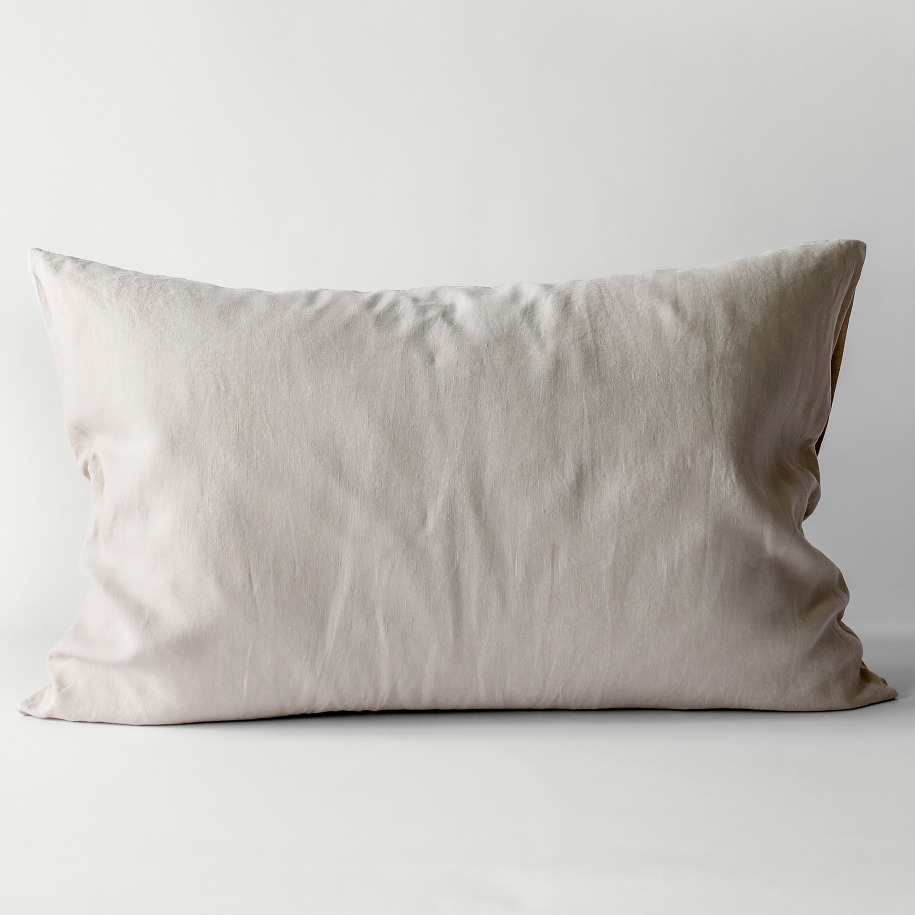 Tell me more Örngott Linne Warm Grey 60x90