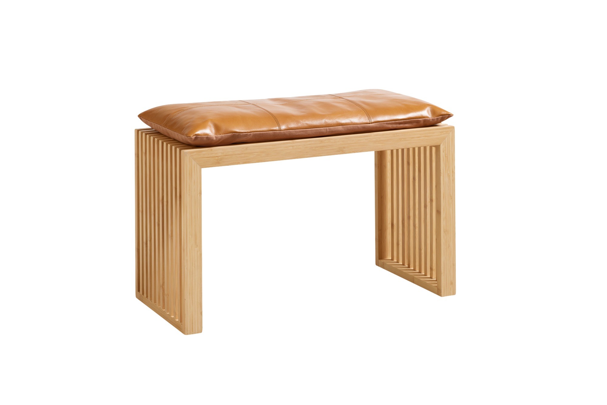 Rib Benk Bambus/Brun 73cm