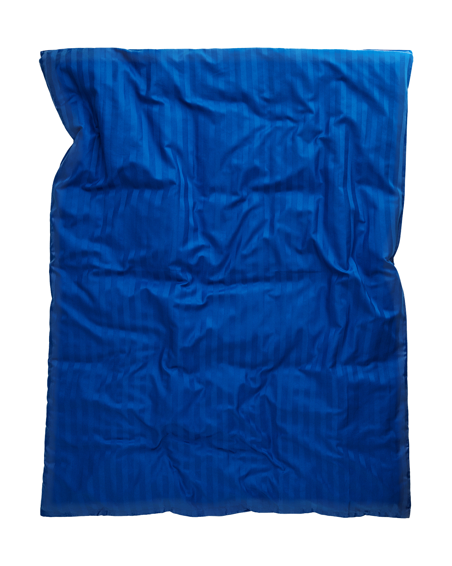 Sateen Stripes Påslakan Bold Blue Enkel