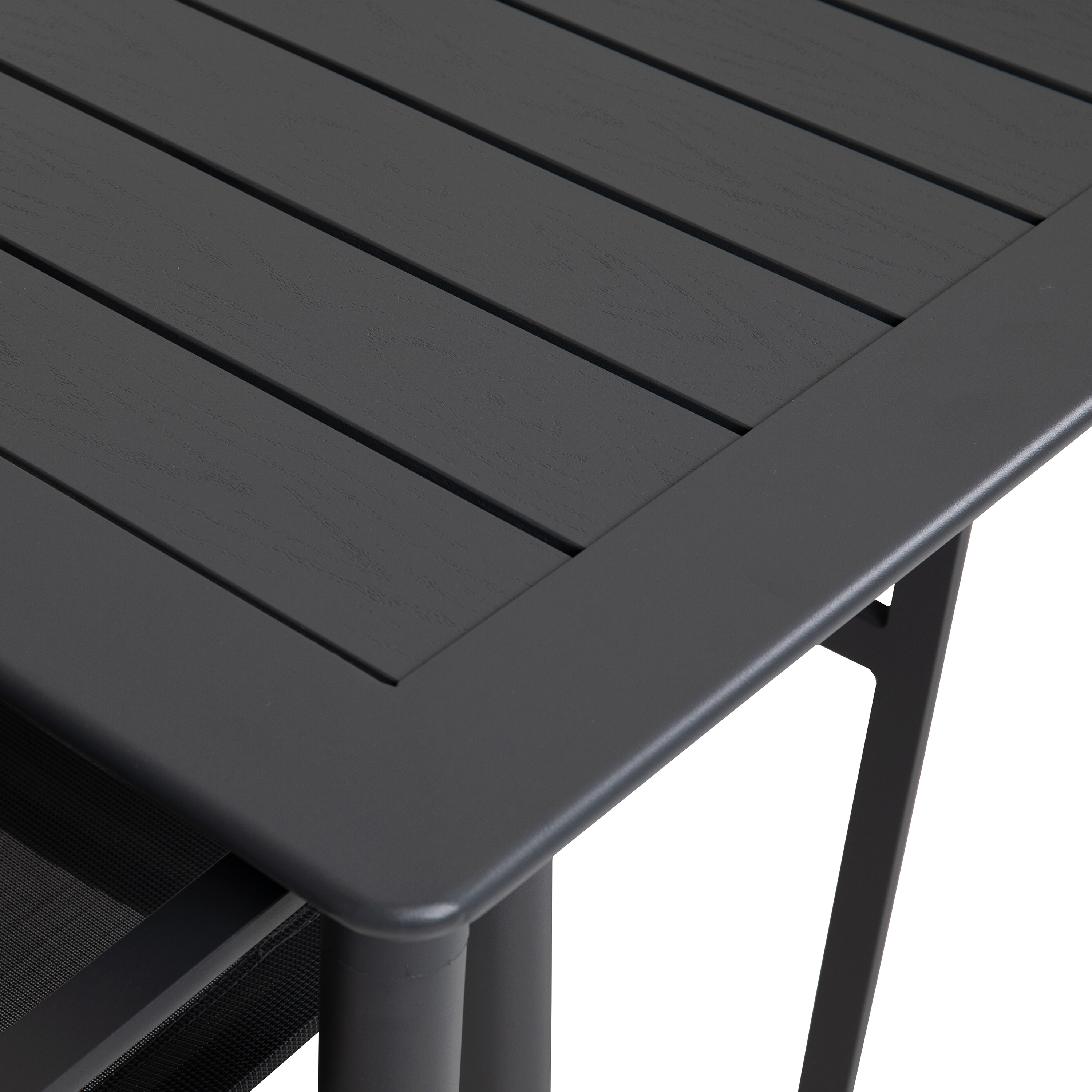 Brafab Nimes Matbord Svart 200x98cm