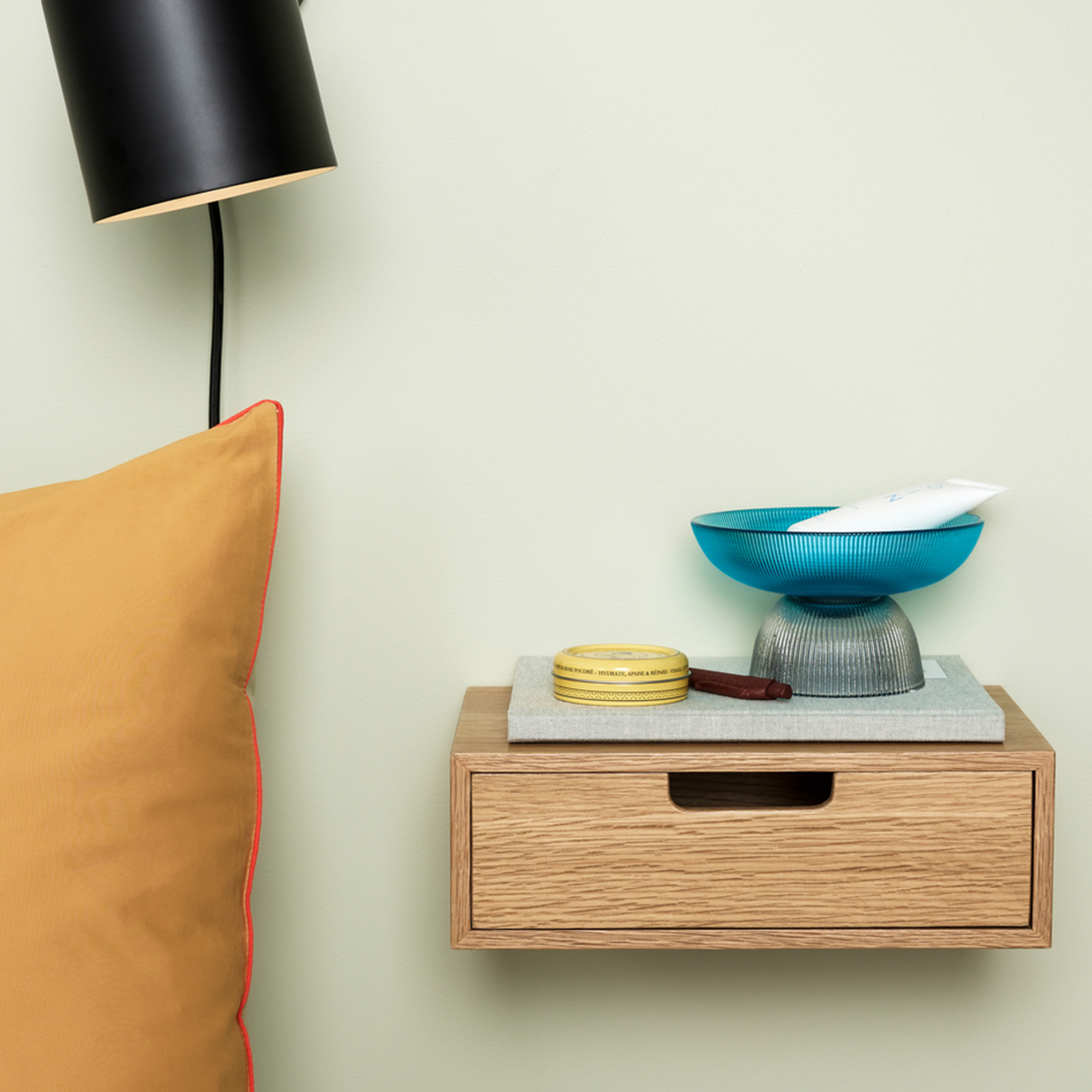 Hübsch Hide Schrank Box Natural 30cm