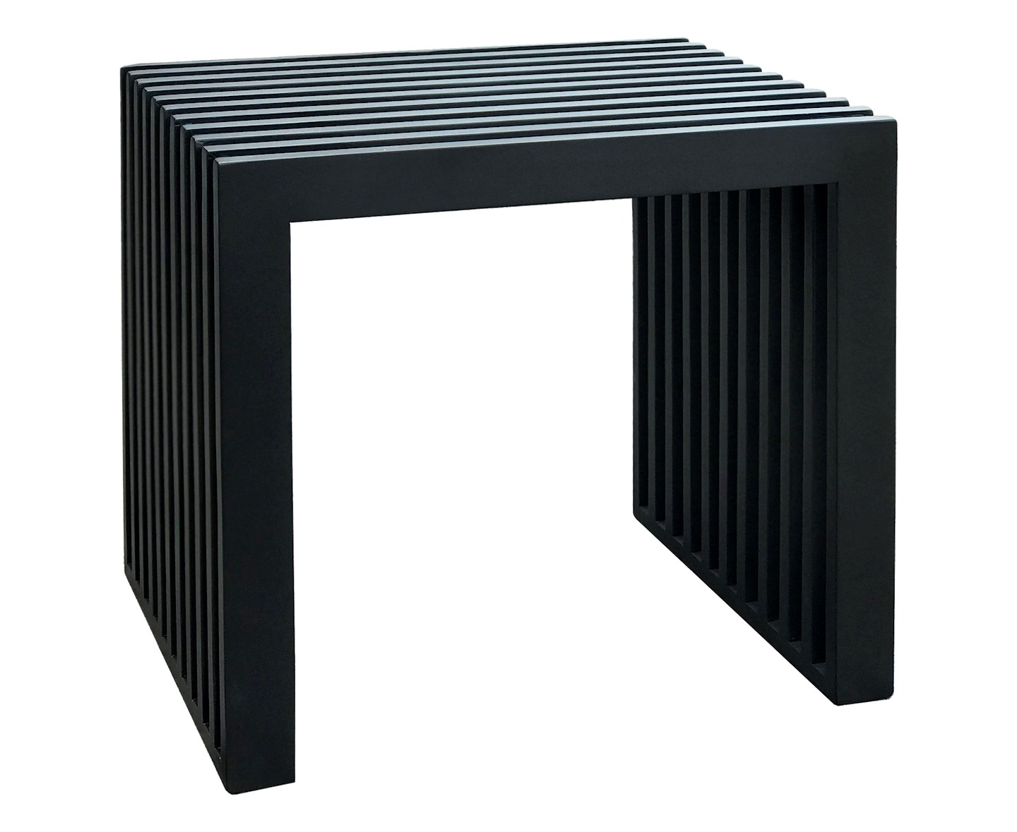 Rib Sidebord Svart 45cm