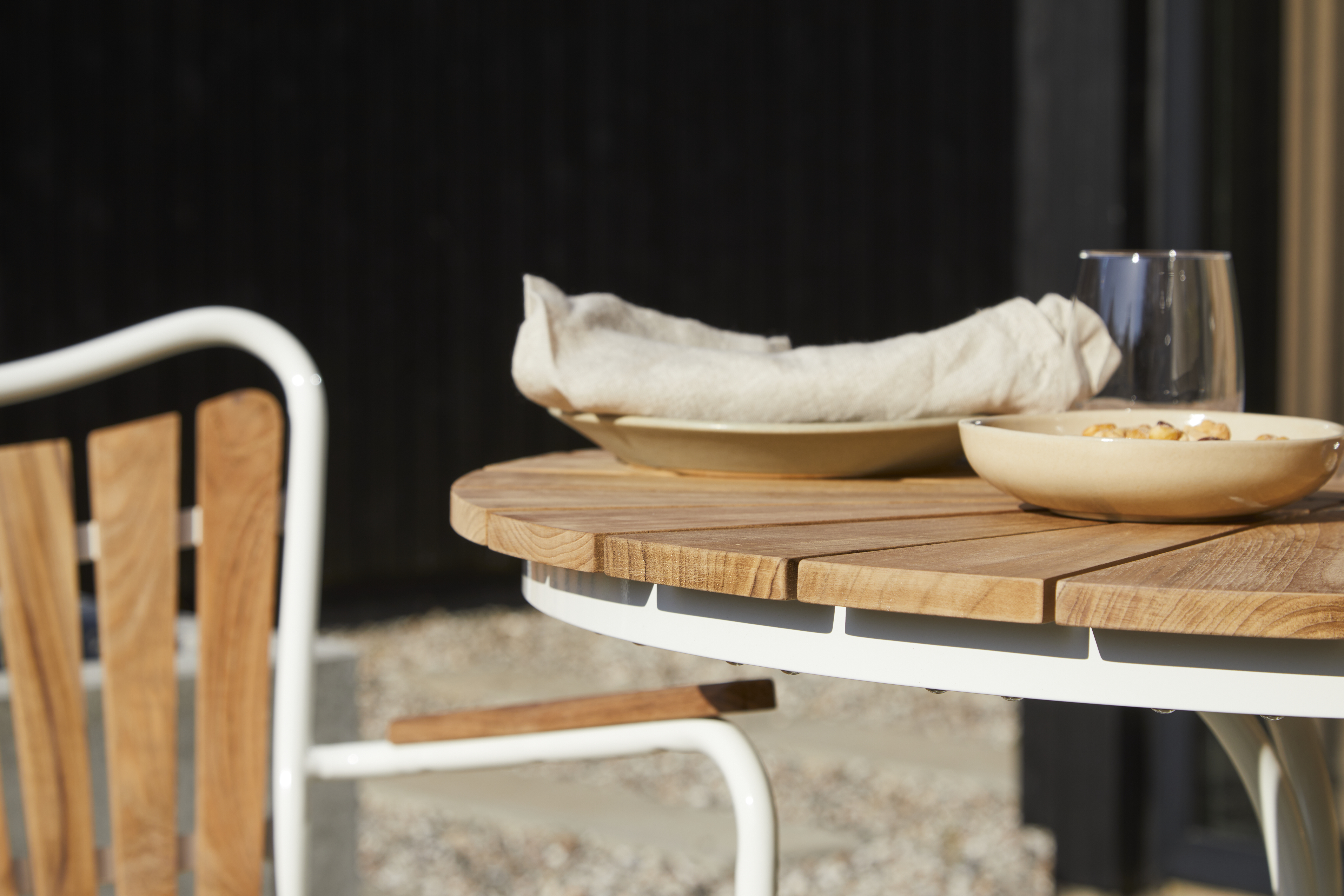 Cinas Ellen Kahvipöytä Valkoinen Ø80