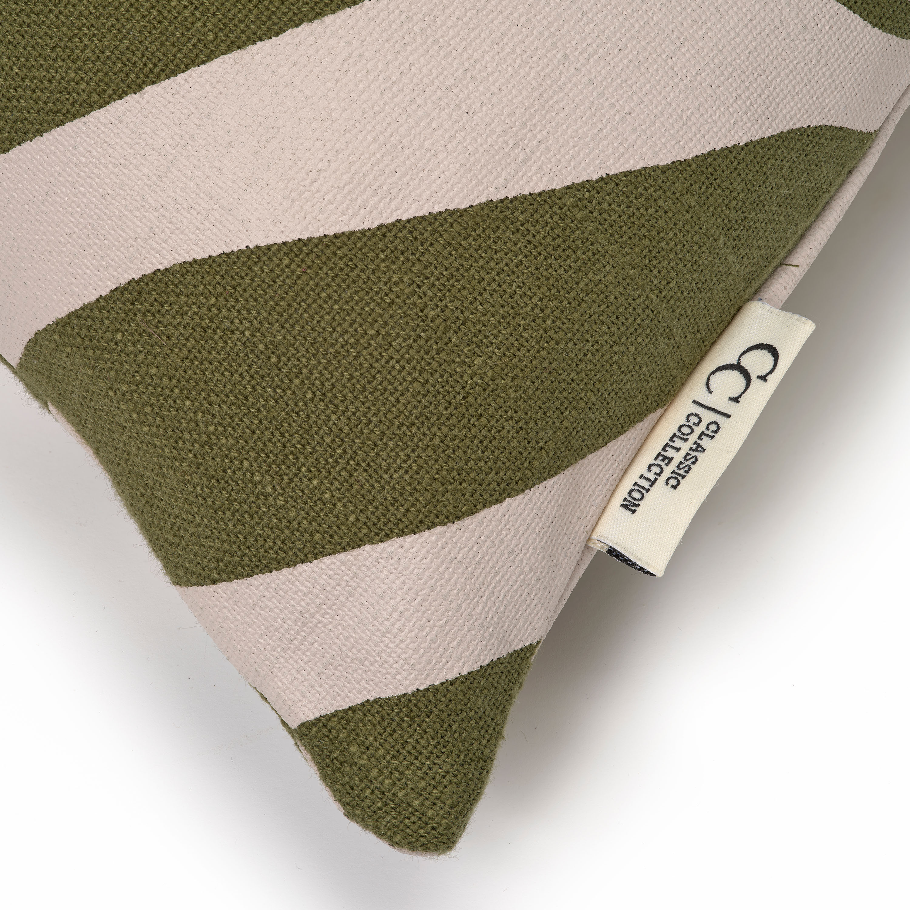 Classic Collection Savannah Kuddfodral Green/Off White 50x50